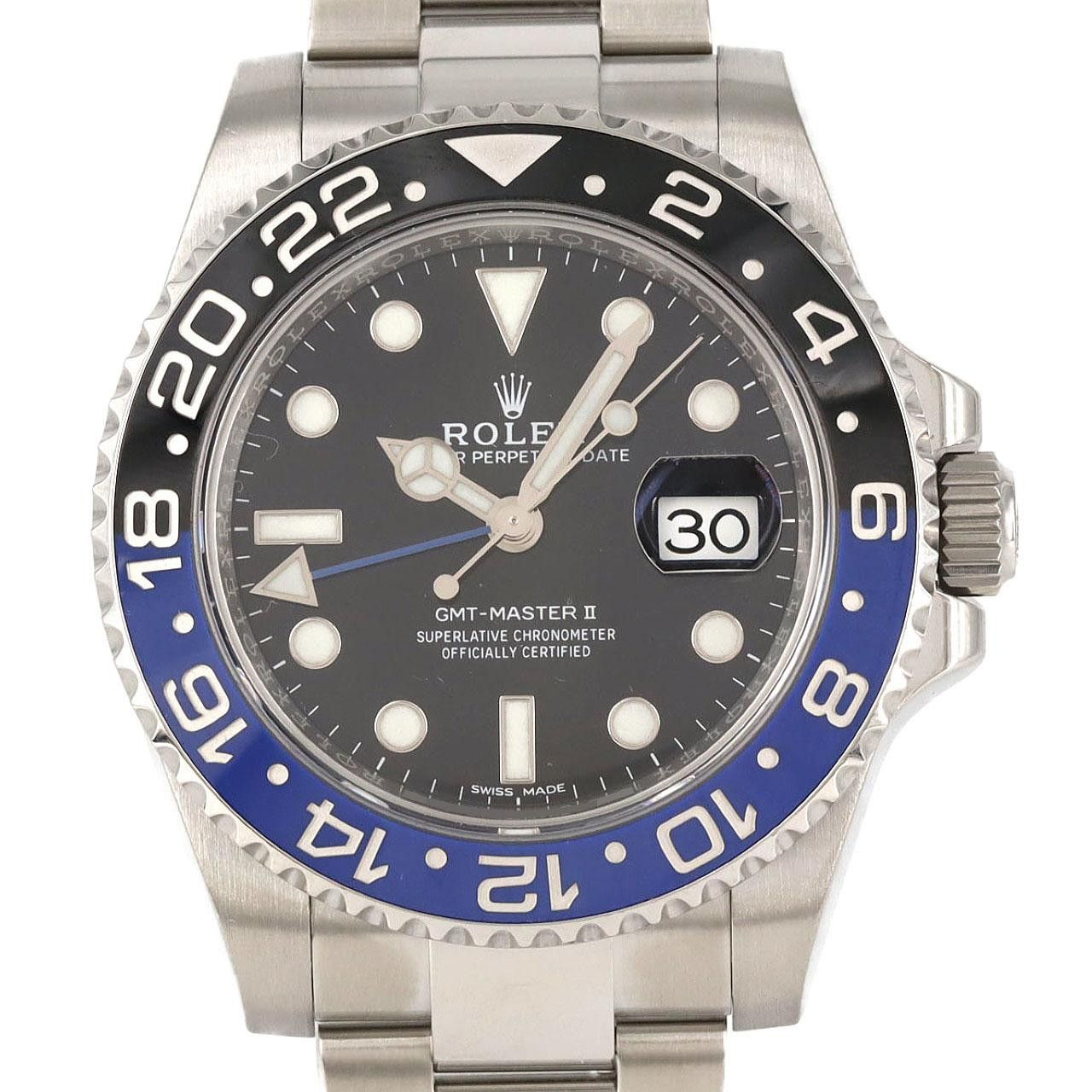 Rolex Rolex Rolex GMT Master II Stainless Steel Mens Metal Automatic 116710BLNR DUTY FREE for USA Size ONE SIZE - 1 Thumbnail