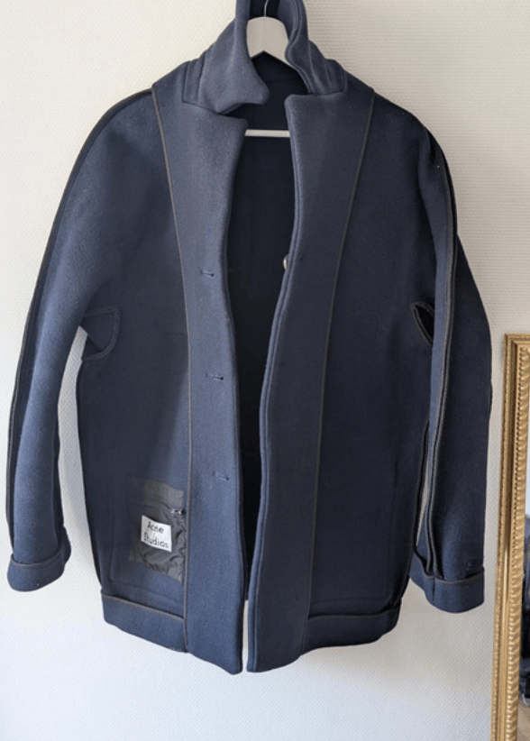 Acne Studios Acne Studios Coat Jacket Wool Overcoat Bomber Top EX0222 Size US S / EU 44-46 / 1 - 4 Thumbnail