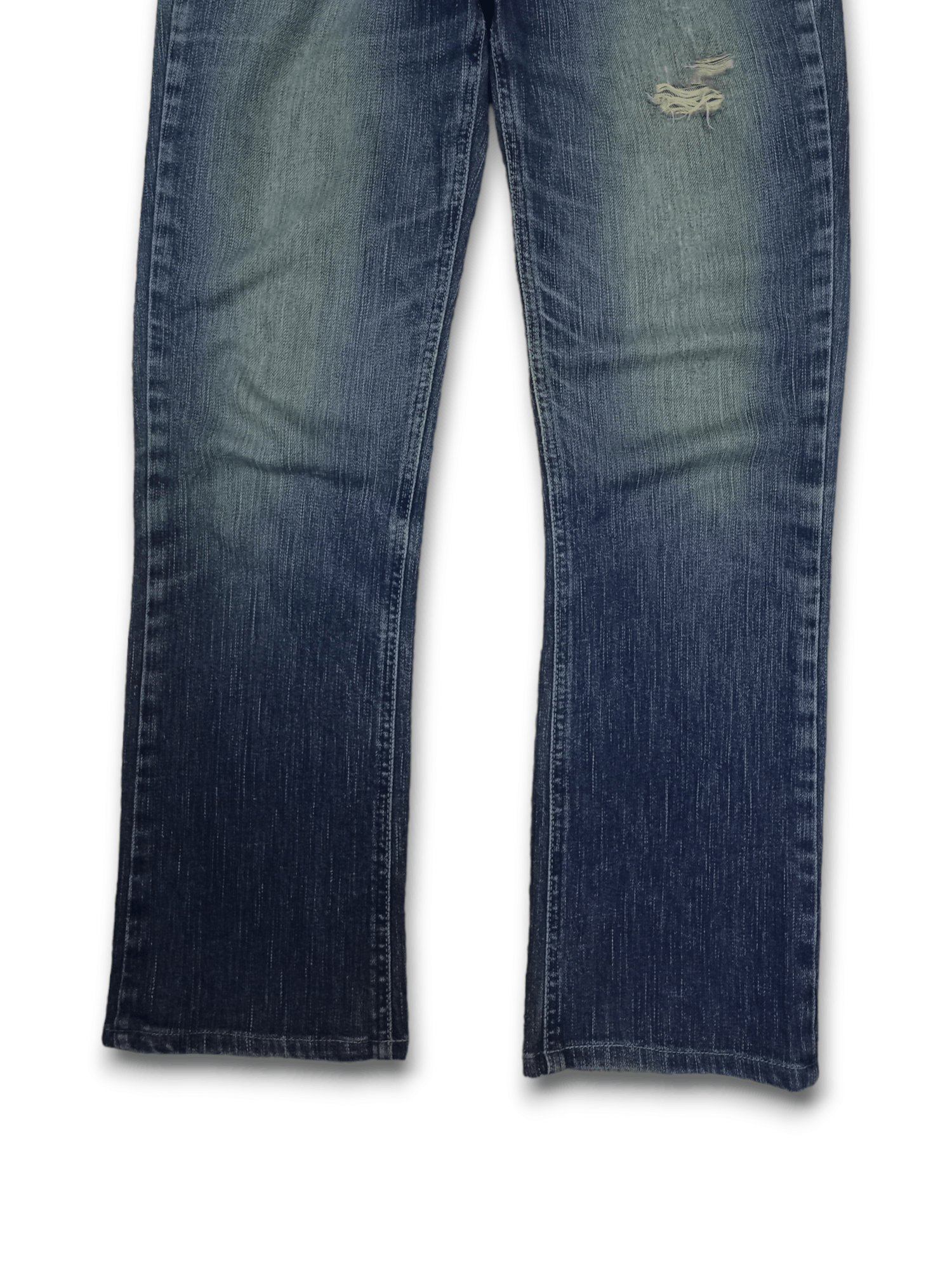 Levi's × Levi's Vintage Clothing Vintage Levis Ladys Blue Wash Distressed Jeans Made in Japan Size 28" / US 6 / IT 42 - 7 Thumbnail