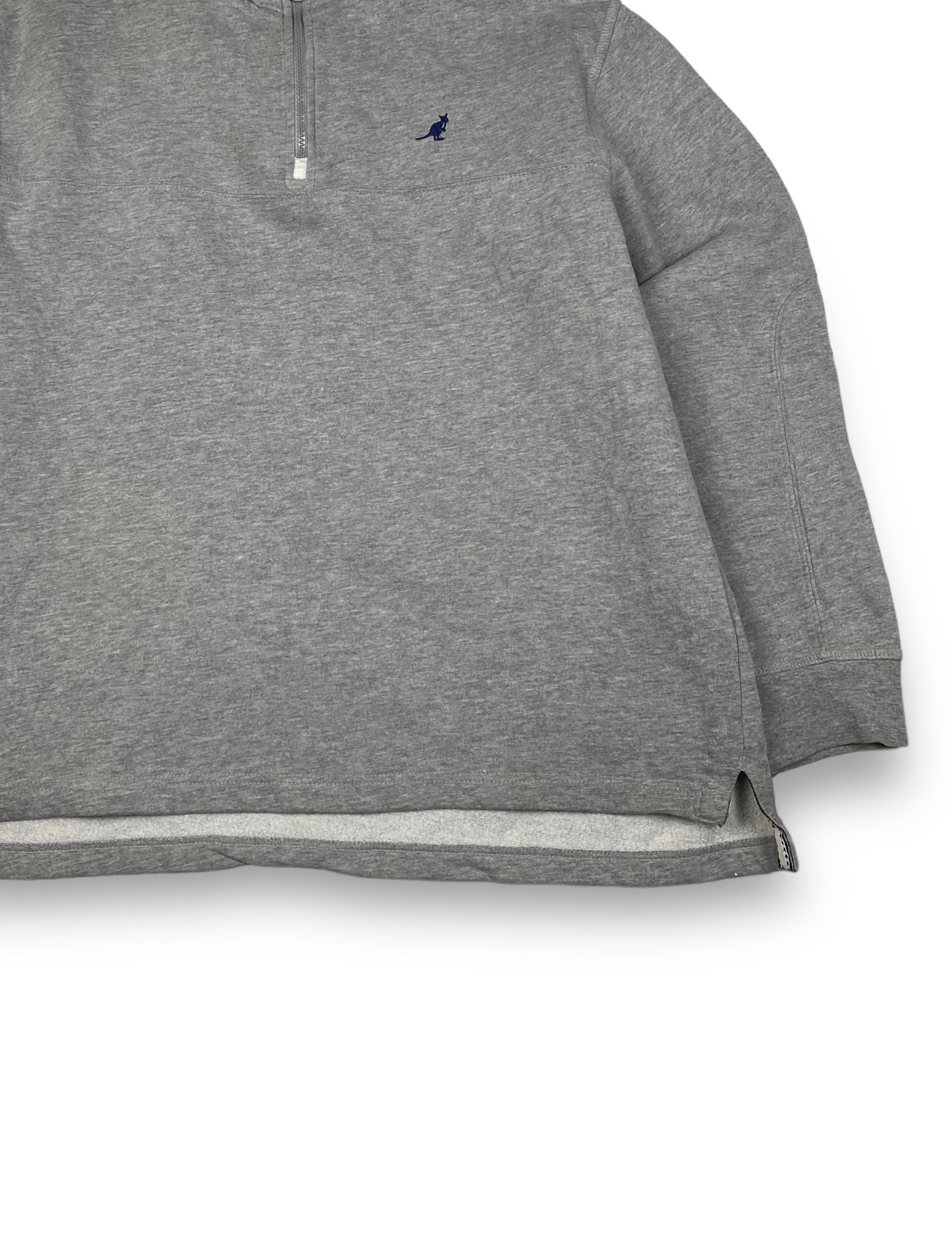 Kangol Vintage KANGOL Grey 1.3 Zip Sweatshirt M750 Size US XXL / EU 58 / 5 - 2 Thumbnail