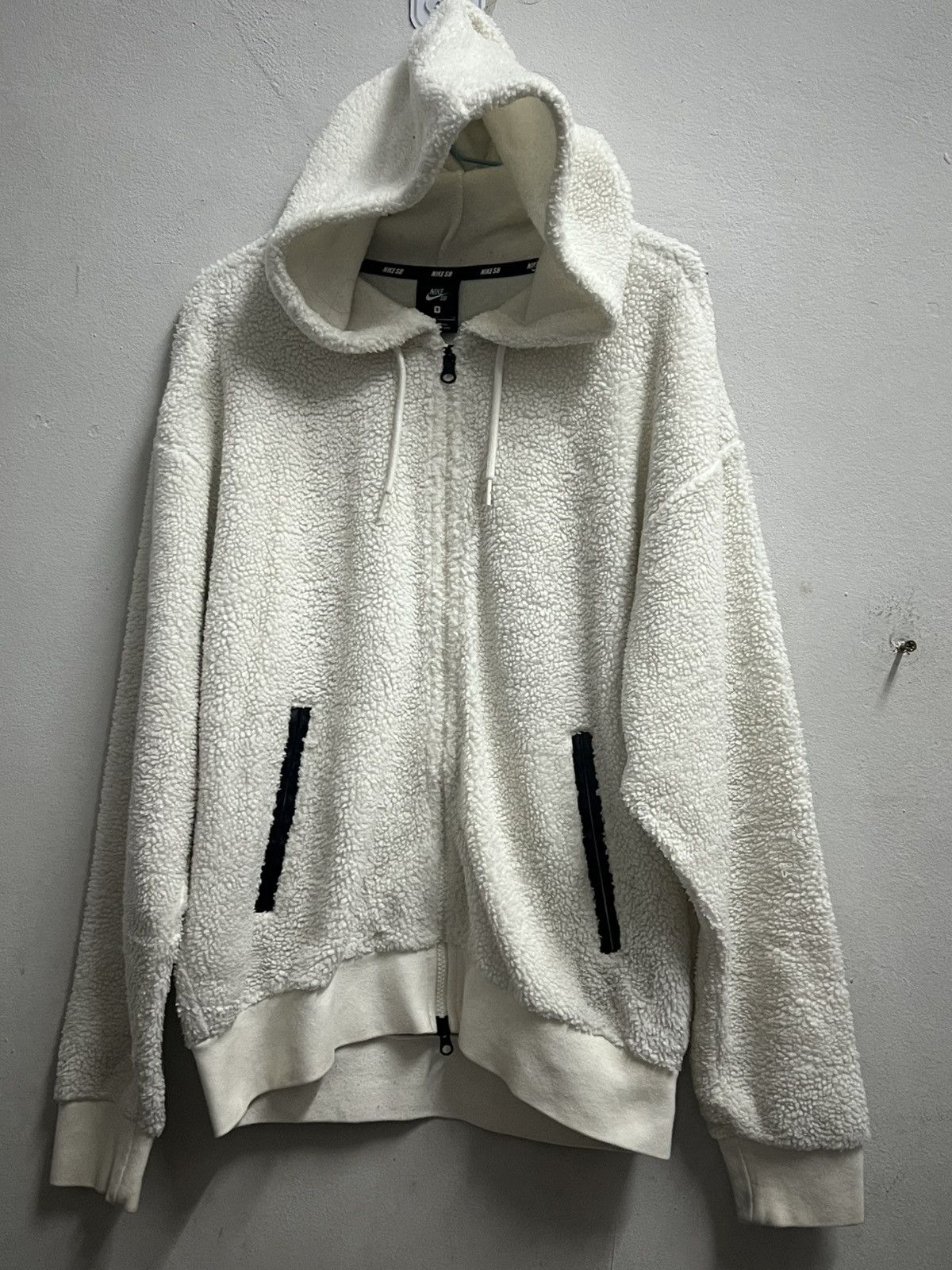 Nike Nike Sb sweatshirt hoodie white fleece Size US S / EU 44-46 / 1 - 1 Thumbnail