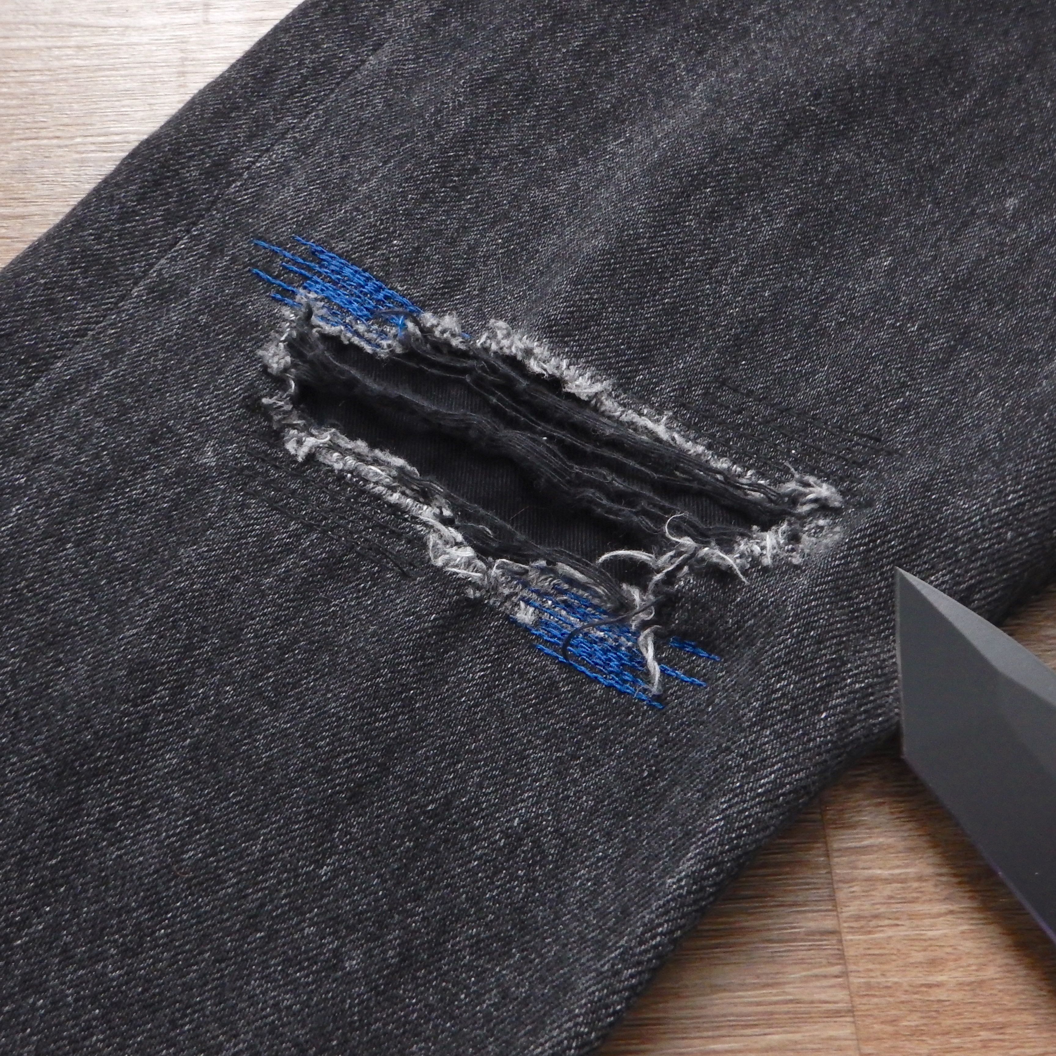 Neighborhood Neighborhood Japan Luker 13oz Crash Skinny Slim Denim Size M Size US 33 - 3 Thumbnail