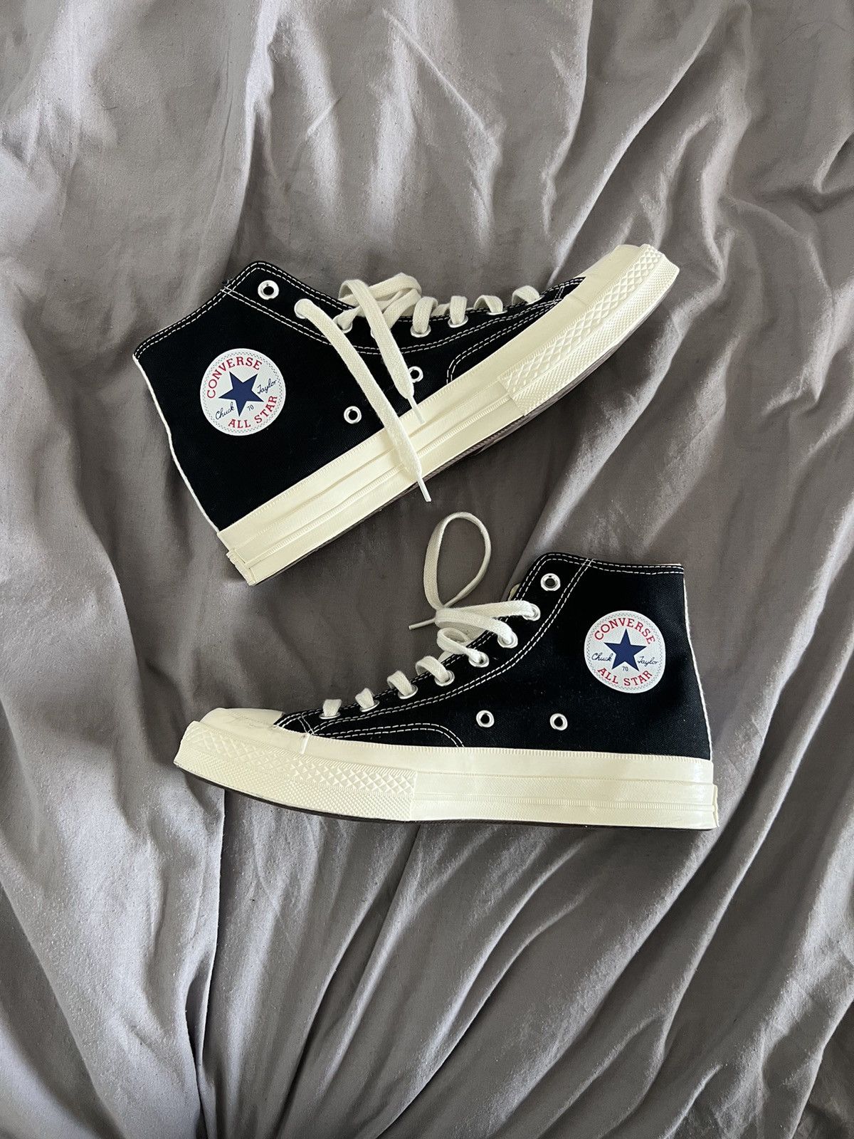 Comme des Garcons × Converse Comme de Garçon Converse Footwear Size US 8 / EU 41 - 10 Thumbnail