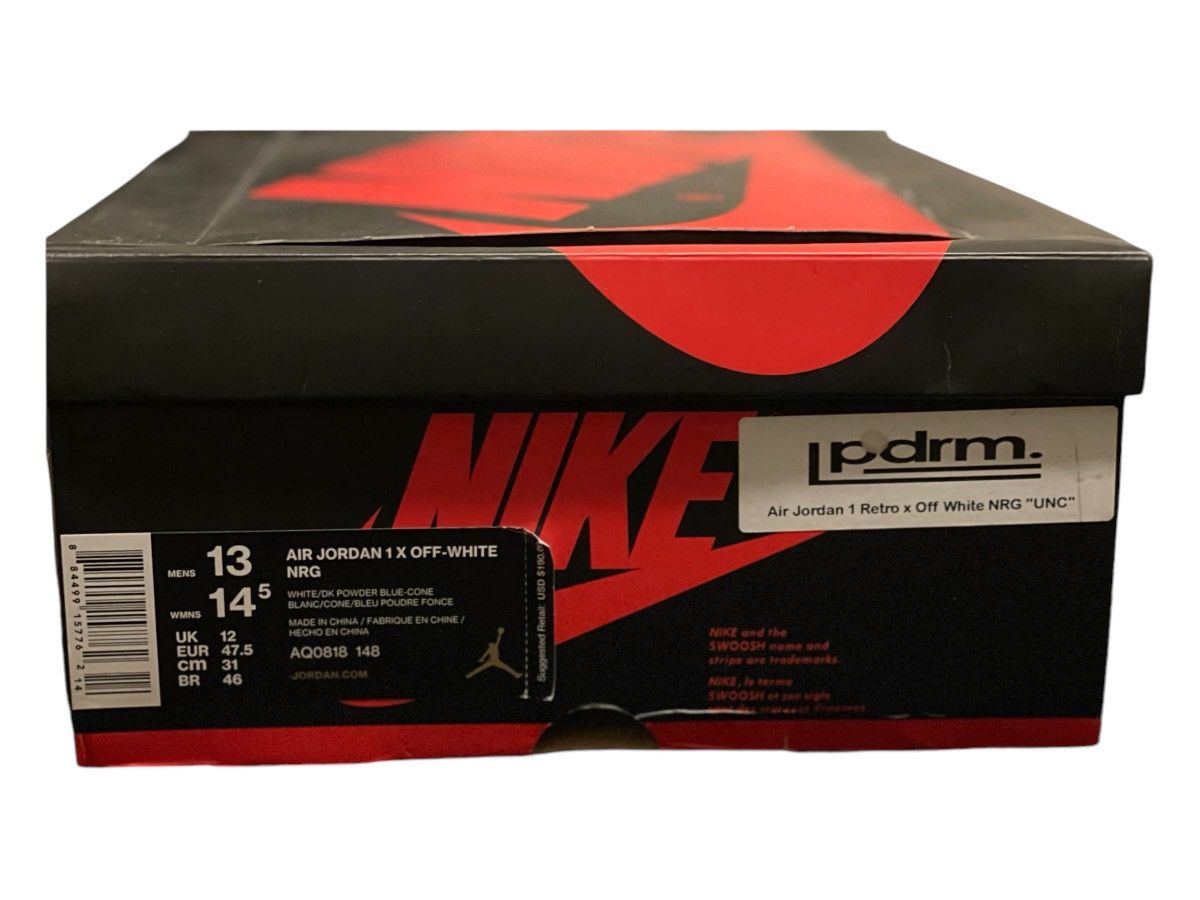 Nike × Off-White × Virgil Abloh Air Jordan 1 x Off-White Size US 13 / EU 46 - 7 Thumbnail