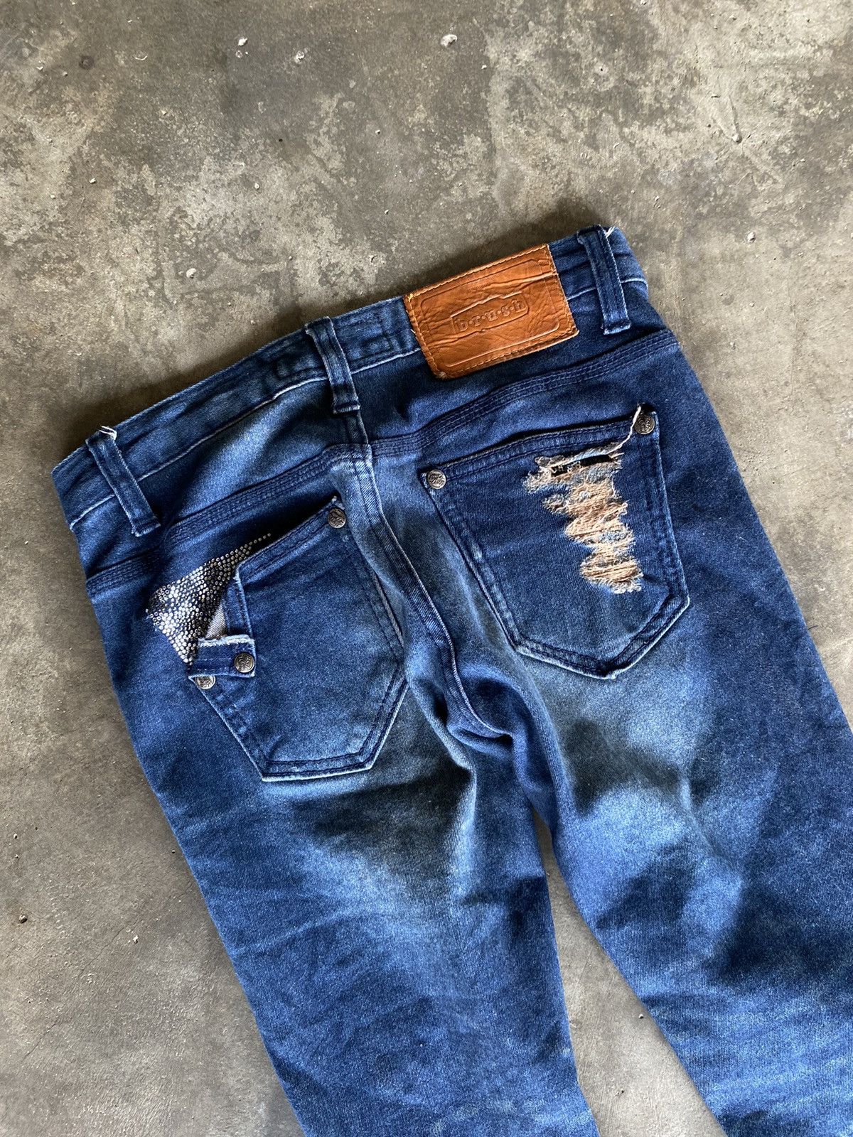 Japanese Brand BRUSH IFSIXWASNINE DENIM PANTS Size 27" / US 4 / IT 40 - 4 Thumbnail