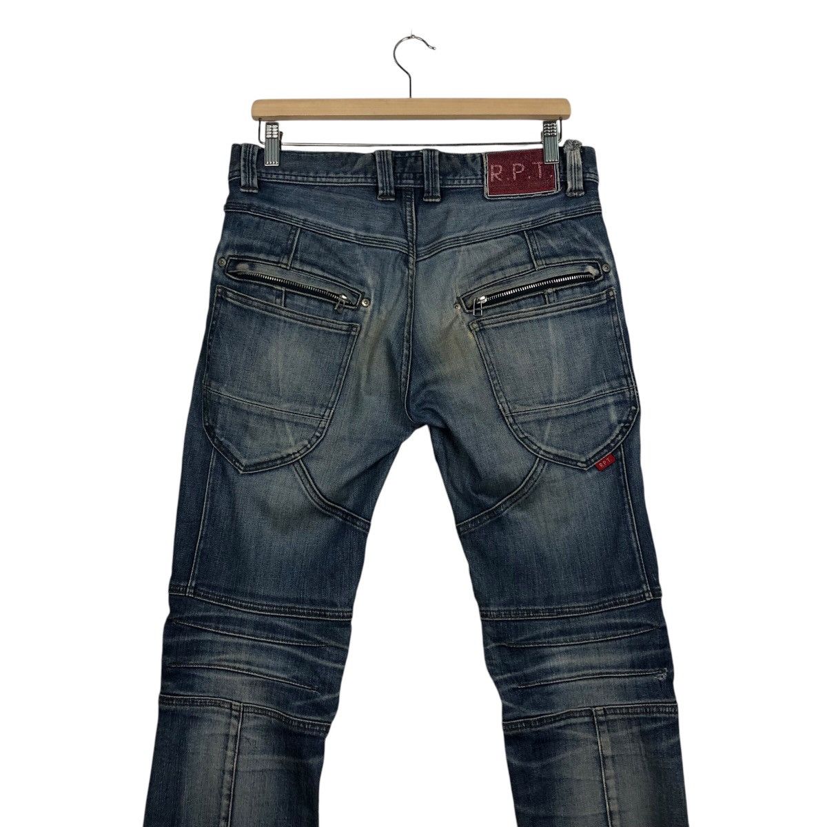 Japanese Brand 📌Vintage Denim Pants Biker Rupert Japan Size US 32 / EU 48 - 11 Thumbnail