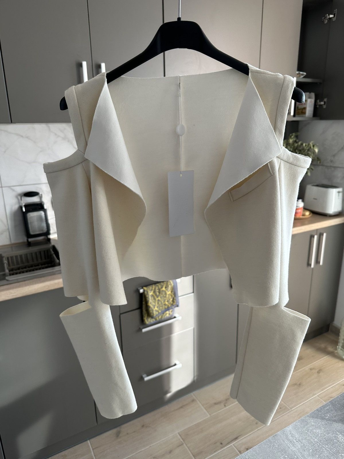 Maison Margiela Maison Margiela x Viktor & Rolf Cut-off wool cropped blazer Size S / US 4 / IT 40 - 7 Thumbnail