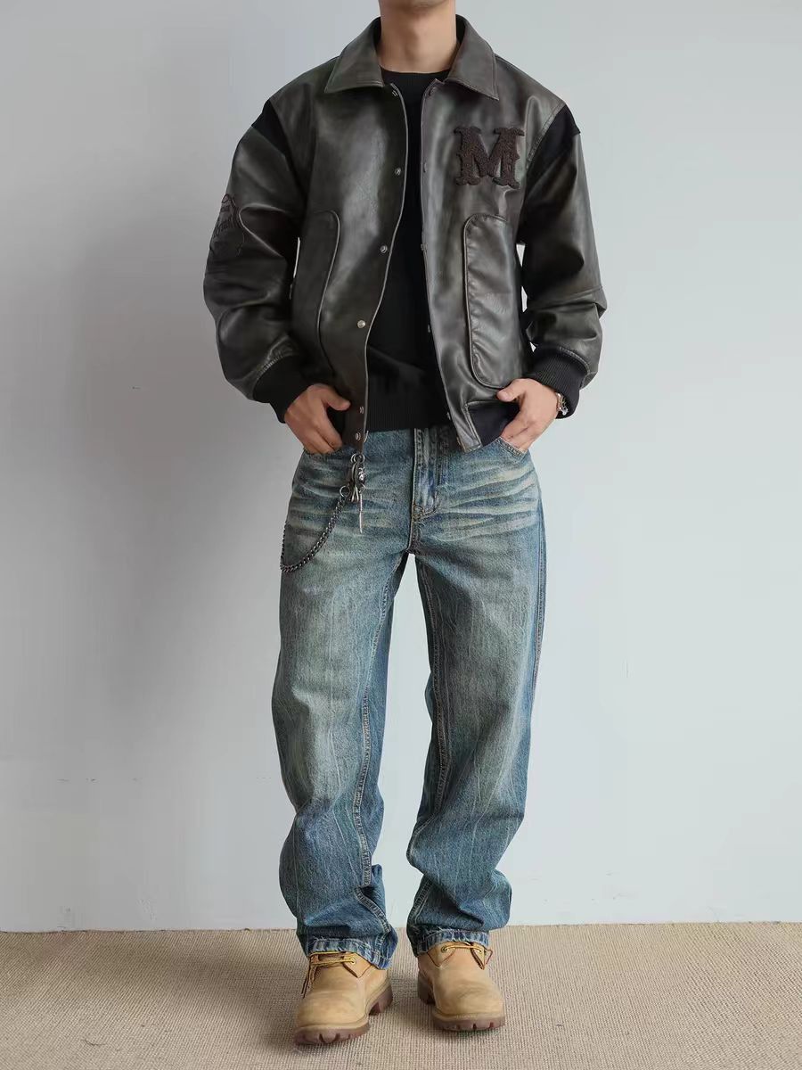 Japanese Brand × Vintage Vintage Washed and Aged Textured Blue Jeans Size US 34 / EU 50 - 1 Thumbnail