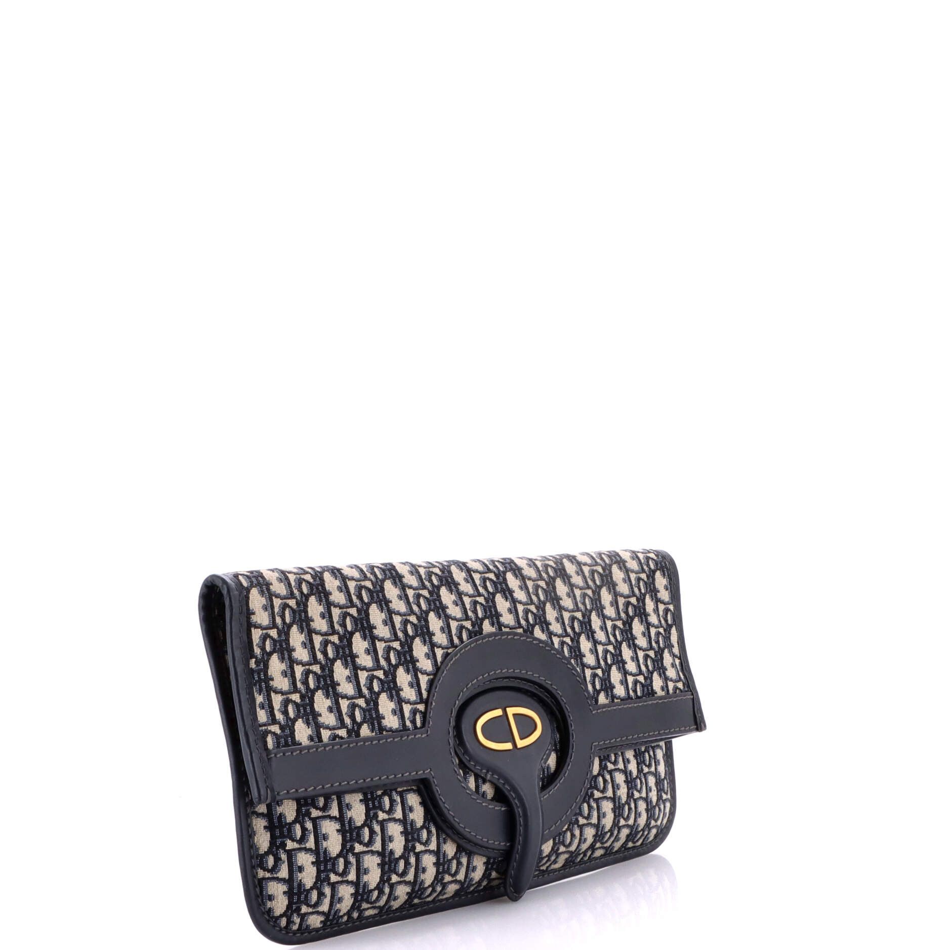 Dior Fold Over Clutch Oblique Canvas Size ONE SIZE - 1 Thumbnail