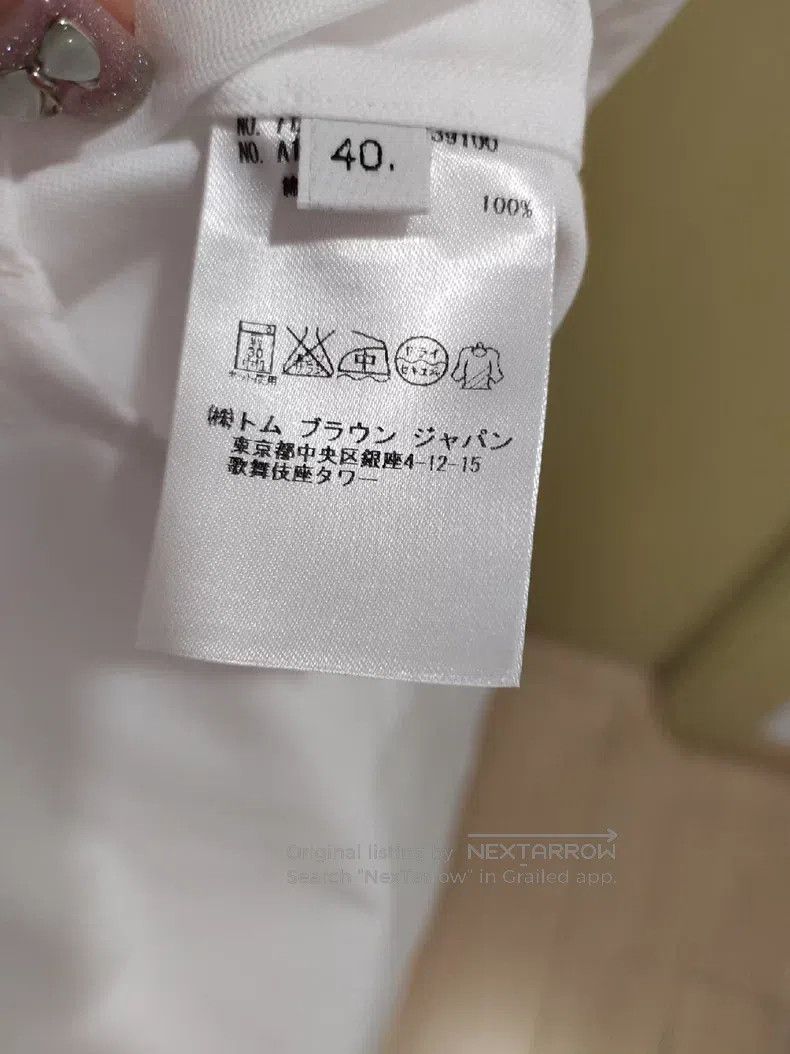 Thom Browne Thom Browne White Shirt Dress Size S / US 4 / IT 40 - 5 Thumbnail