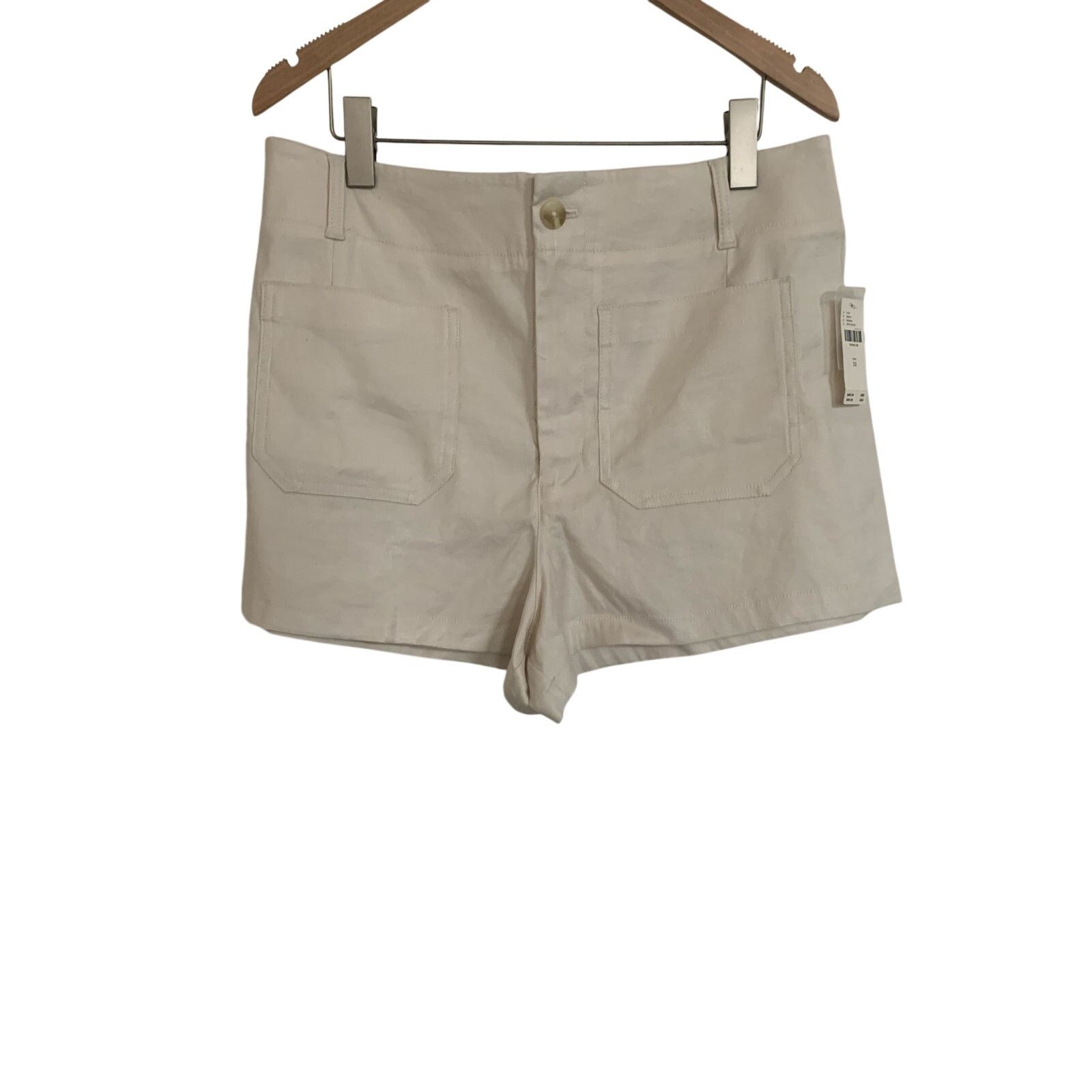 Anthropologie NWT Anthropologie The Colette Linen Blend Shorts by Maeve Size 32" / US 10 / IT 46 - 1 Thumbnail