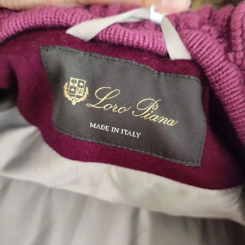 Loro Piana LORO PIANA The camel-hair coat is purple Size XS / US 0-2 / IT 36-38 - 4 Thumbnail