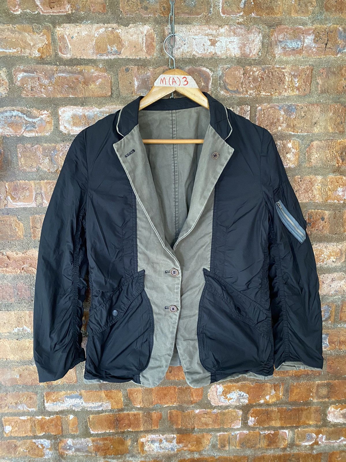 Comme des Garcons Homme 2009 Reversible Hybrid Large Flap modular pocket bomber Size US S / EU 44-46 / 1 - 2 Thumbnail
