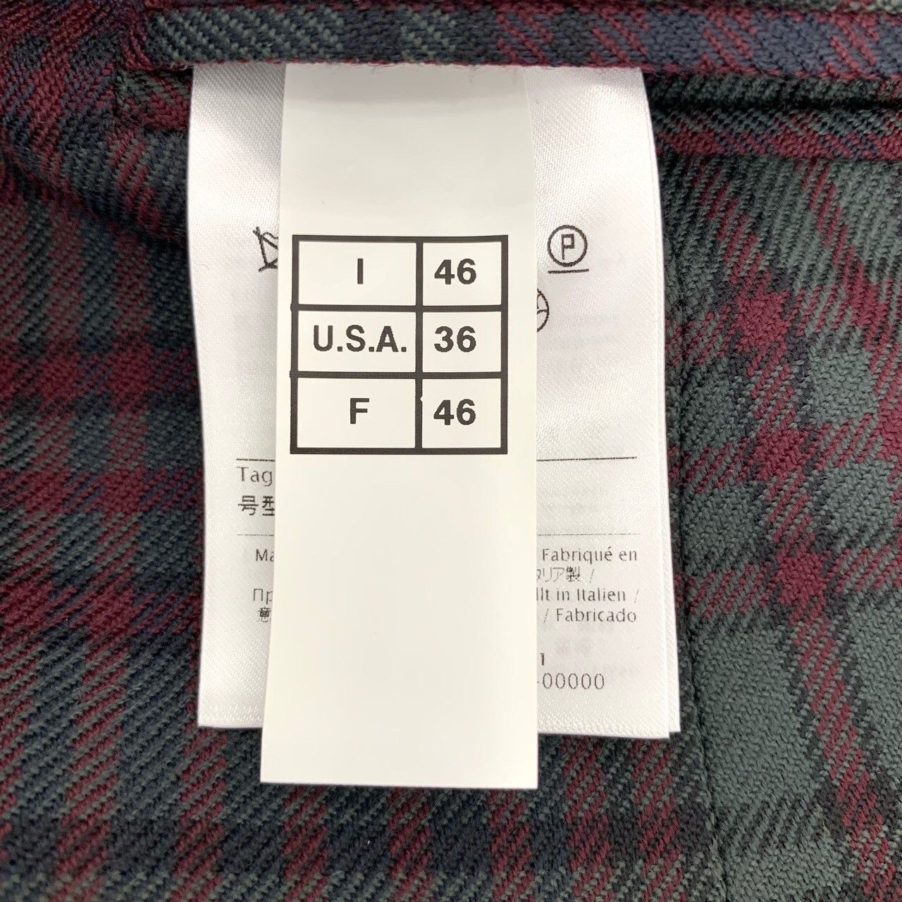 Valentino Valentino Checkered V-Neck Wool Vest Size XL / US 12-14 / IT 48-50 - 6 Thumbnail