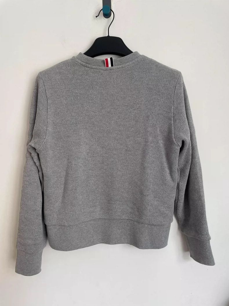 Other Thom Browne Gray striped long sleeve knit Size US XS / EU 42 / 0 - 6 Thumbnail