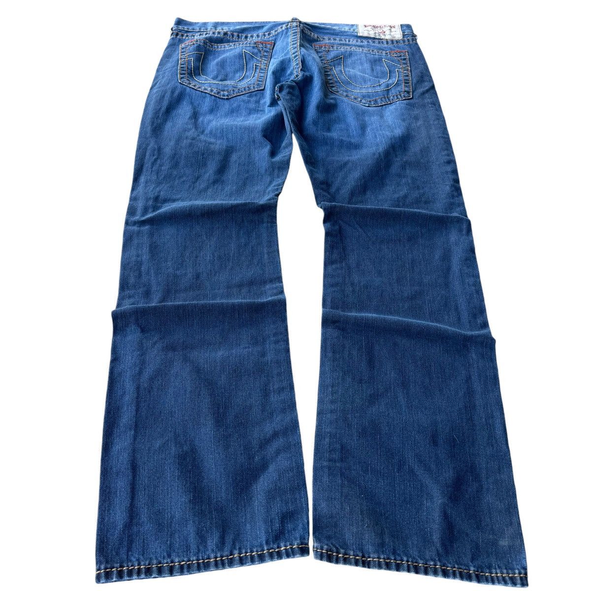 True Religion × Vintage TRUE RELIGION RICKY BIG T STRAIGHT JEANS DENIM VINTAGE Size US 38 / EU 54 - 1 Thumbnail