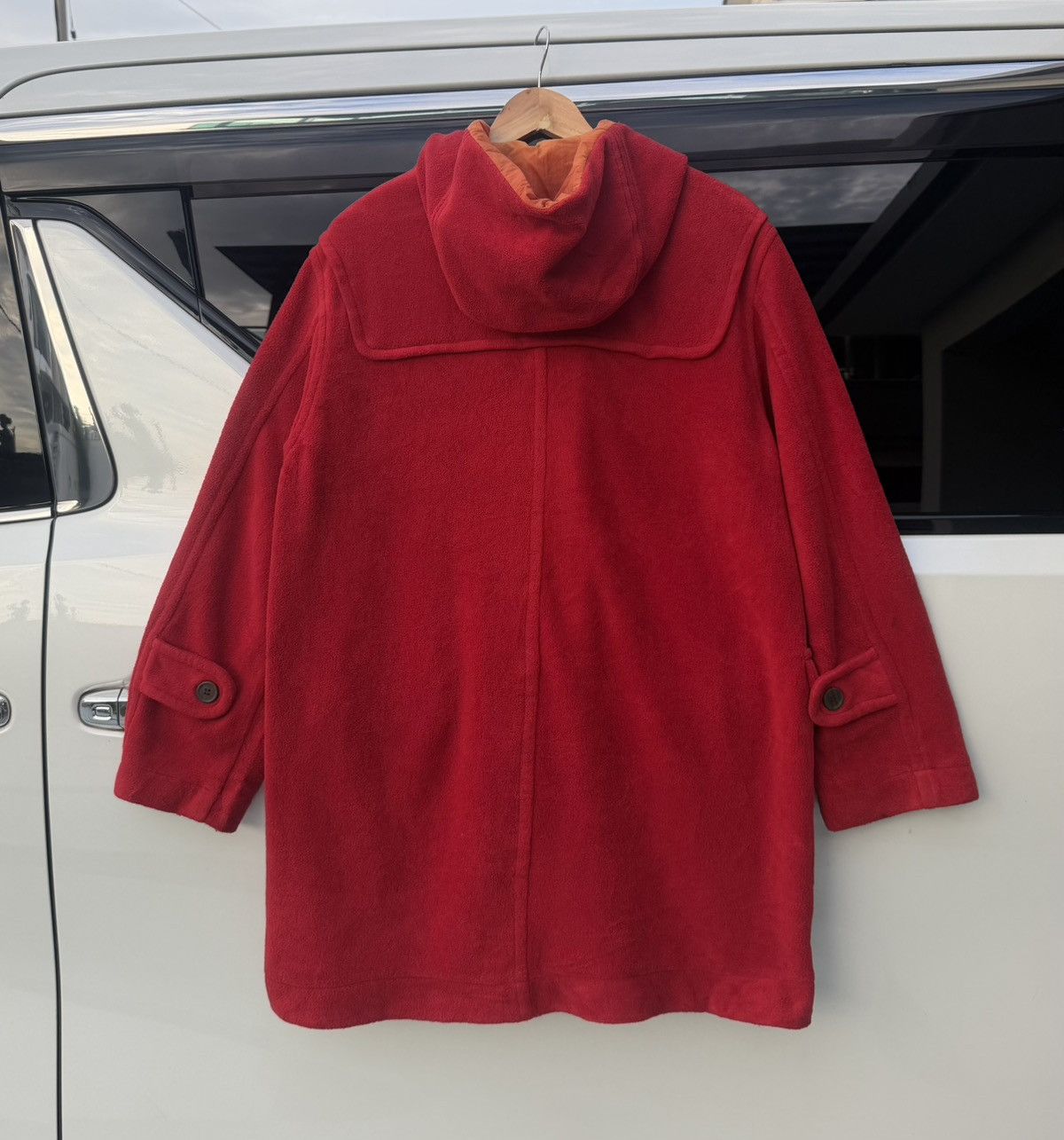 Hai Sporting Gear Vintage HAI Sporting Gear Issey Miyake Red Duffle Coat Japan Size US M / EU 48-50 / 2 - 7 Thumbnail