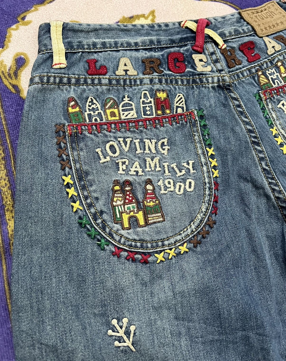 Japanese Brand ROUGH Rare Design Denim Pant Size US 30 / EU 46 - 10 Thumbnail