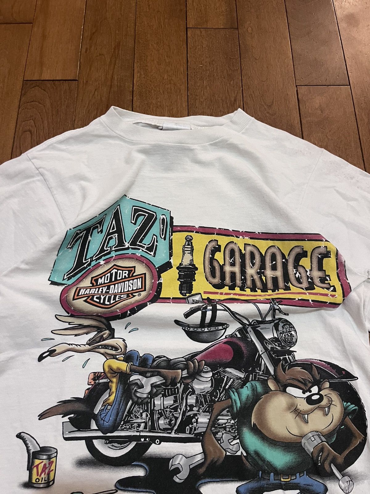 Harley Davidson Vintage 1997 looney tunes harley davidson t-shirt Size US S / EU 44-46 / 1 - 1 Thumbnail