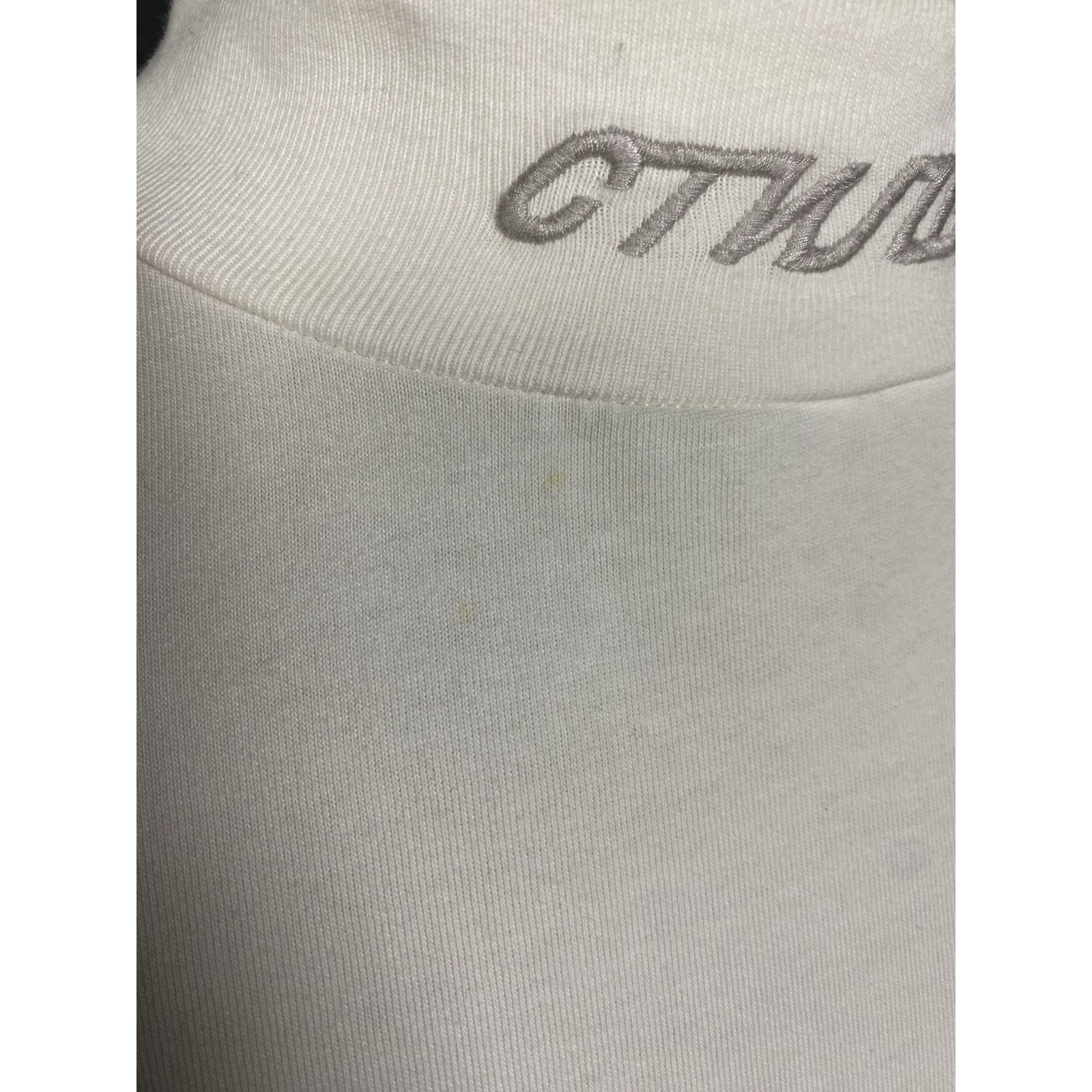 Heron Preston Heron Preston Men's White Oversize Sweater Size S Size US S / EU 44-46 / 1 - 8 Thumbnail
