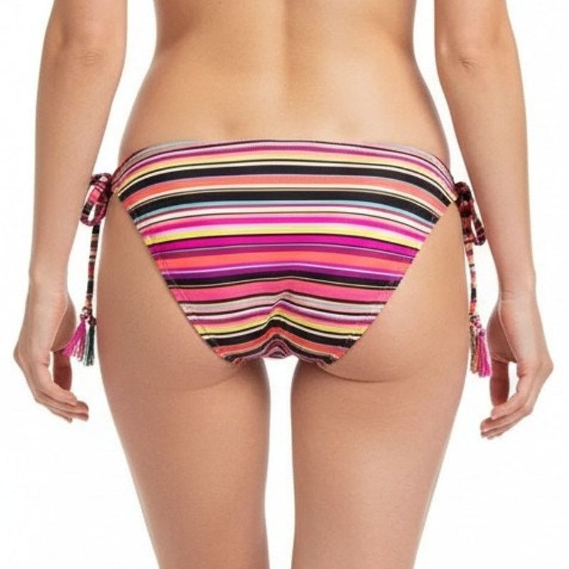 Other Accesorize Striped Brazilian Swim Bikini Bottom, US12 Size ONE SIZE - 4 Thumbnail