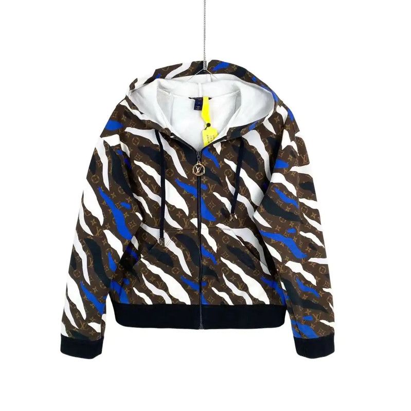 Louis Vuitton Louis Vuitton Multicolor Cotton Jacket Size S 0089 Size S / US 4 / IT 40 - 1 Thumbnail
