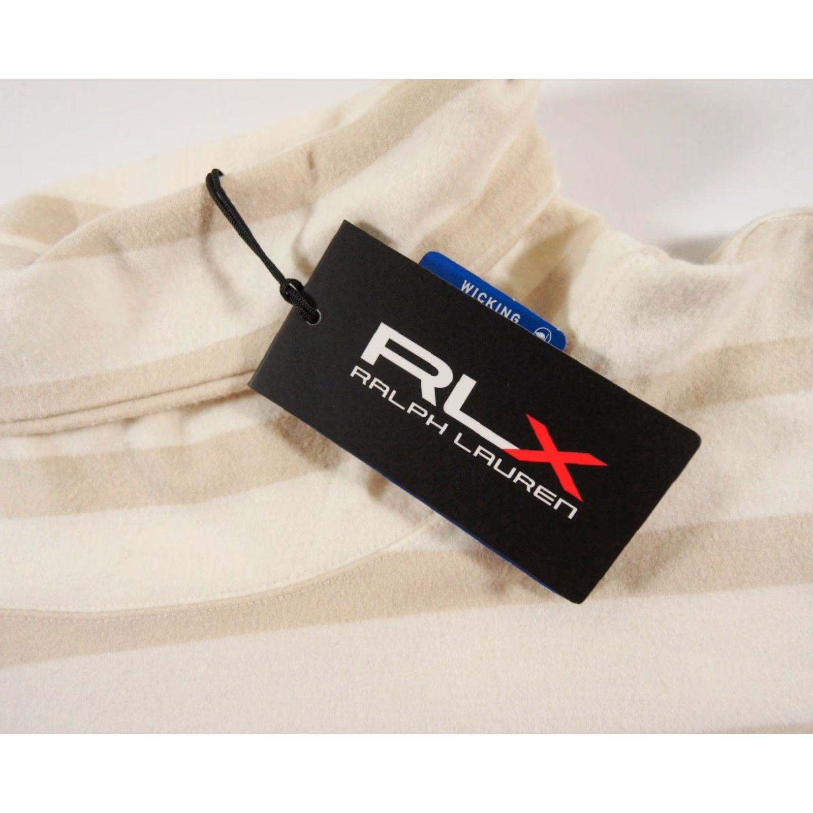 RLX Ralph Lauren VINTAGE Ralph Lauren RLX Women's Sweater Pullover Long Sleeve Turtleneck Casual Adult Medium Beige All Seasons Size M / US 6-8 / IT 42-44 - 7 Thumbnail