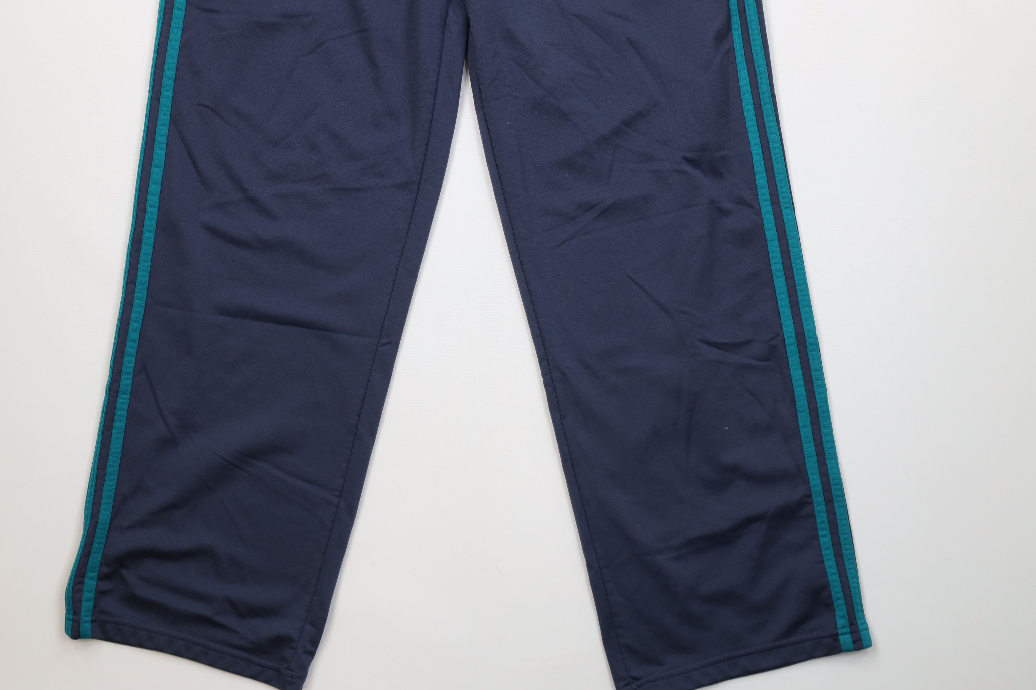 Adidas Vintage Y2K Adidas Wide Leg Sweatpants Pants Steel Blue Size US 36 / EU 52 - 4 Thumbnail