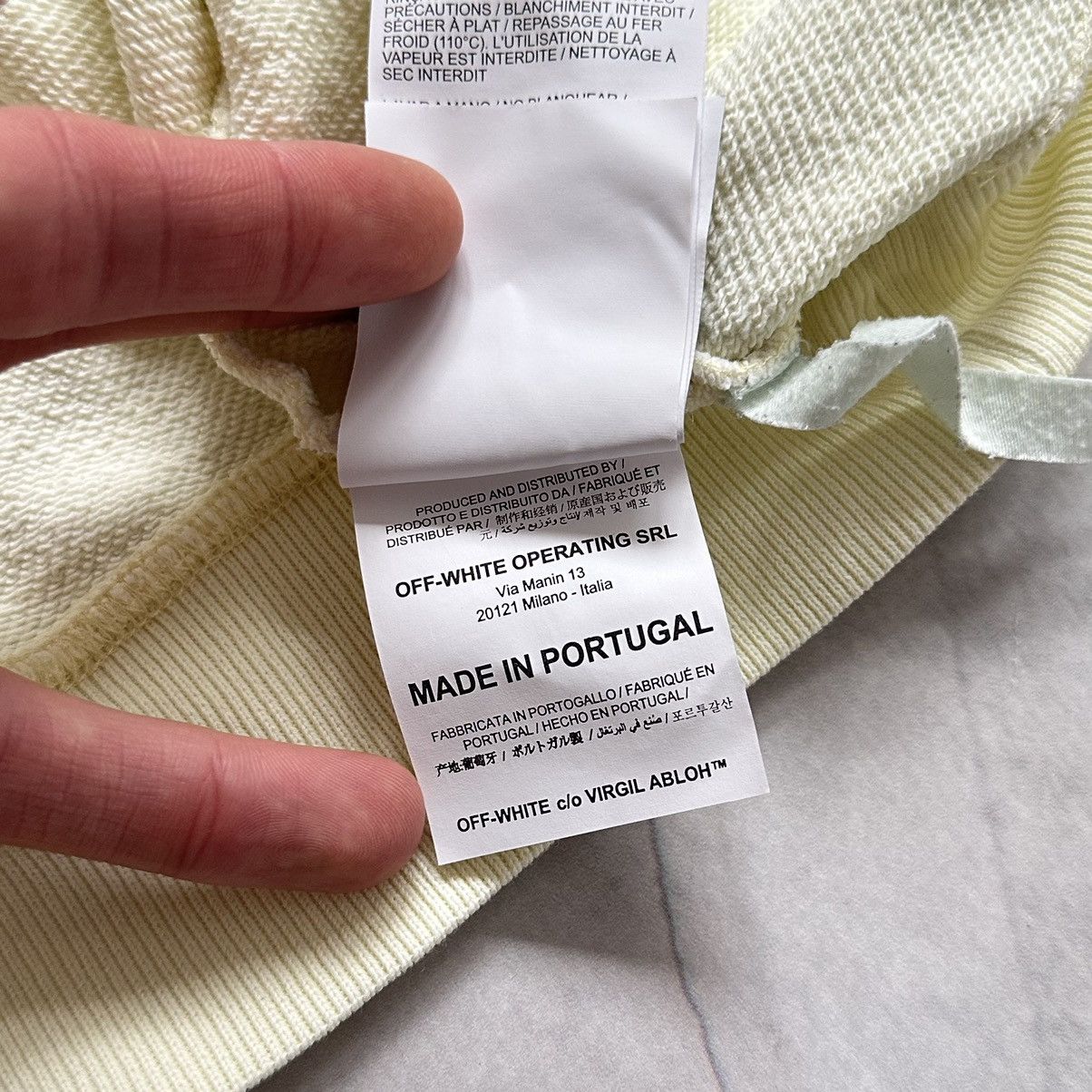 Off-White FW19 Off White Diagonal Arrow Rhinestones Logo Sweatshirt Size M / US 6-8 / IT 42-44 - 13 Thumbnail