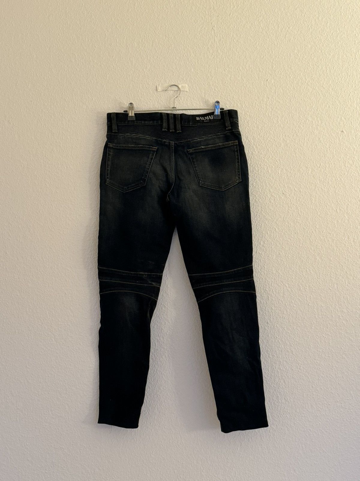 Balmain Balmain Biker Denim Size US 30 / EU 46 - 3 Thumbnail