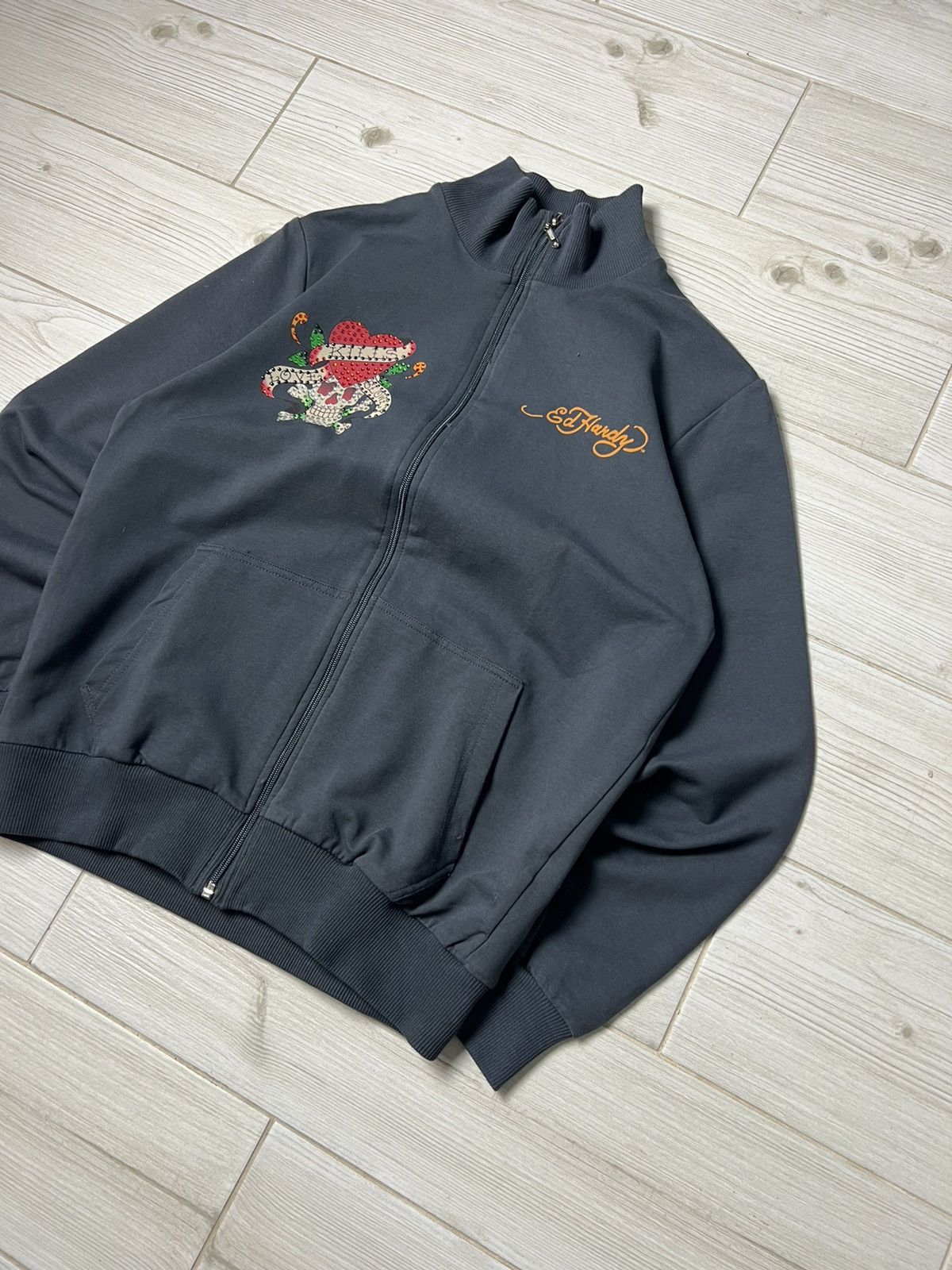 Ed Hardy Ed hardy Zip Hoodie Christian Audigier Rare Logo Best Price Size M / US 6-8 / IT 42-44 - 3 Thumbnail