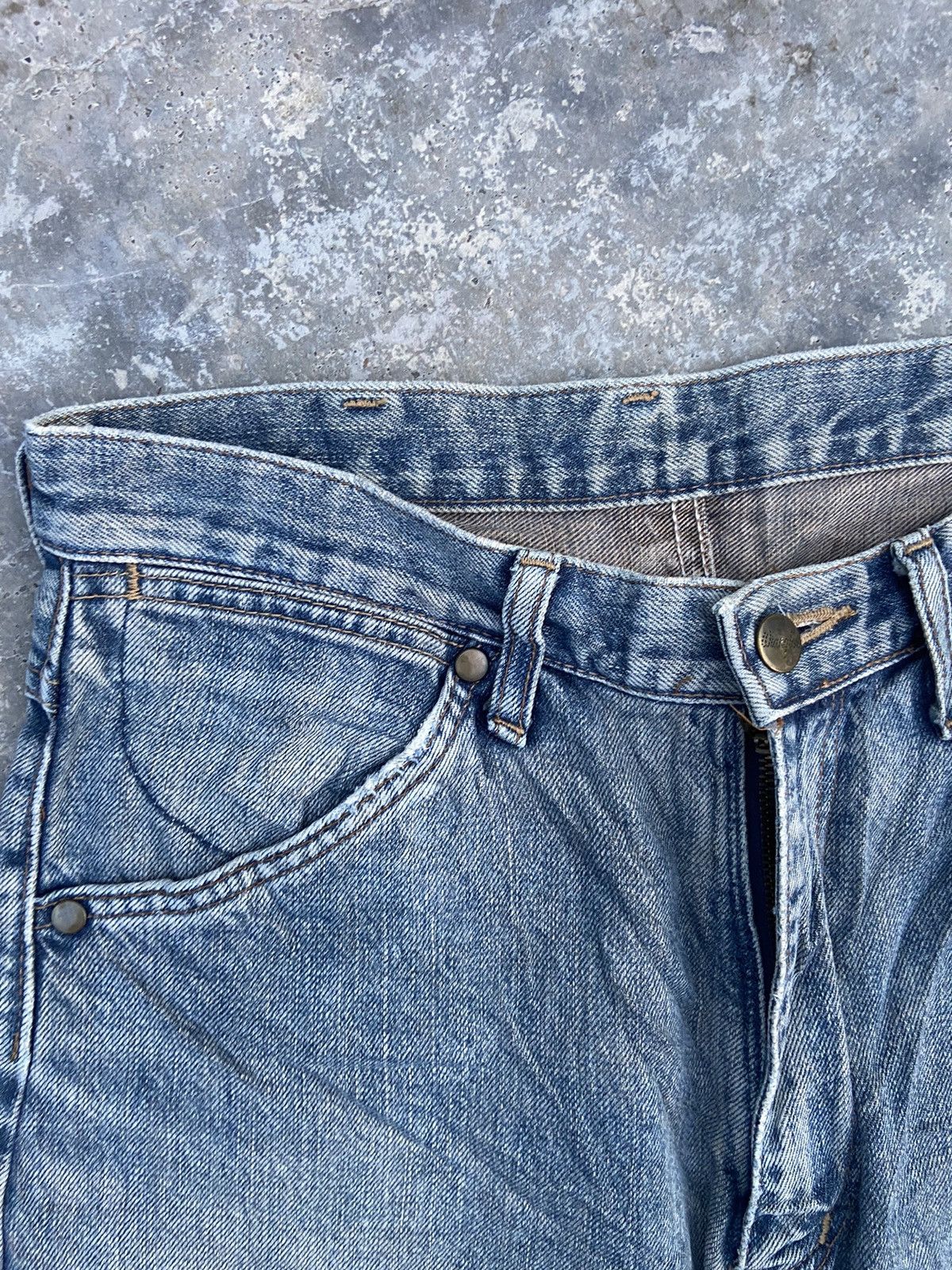 Beauty Beast 🔥 Jeans Vtg 80s Wrangler jeans baggy Wrangler blue bell Size US 30 / EU 46 - 6 Thumbnail