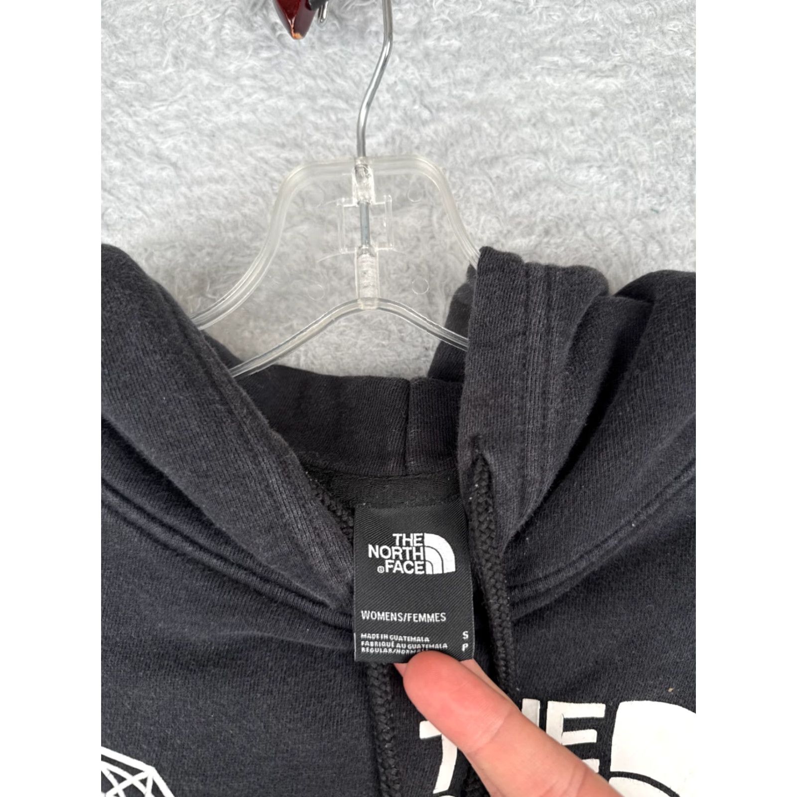 The North Face The North Face Hoodie Womens Small Black Crop Pullover Cotton Blend READ Size S / US 4 / IT 40 - 7 Thumbnail