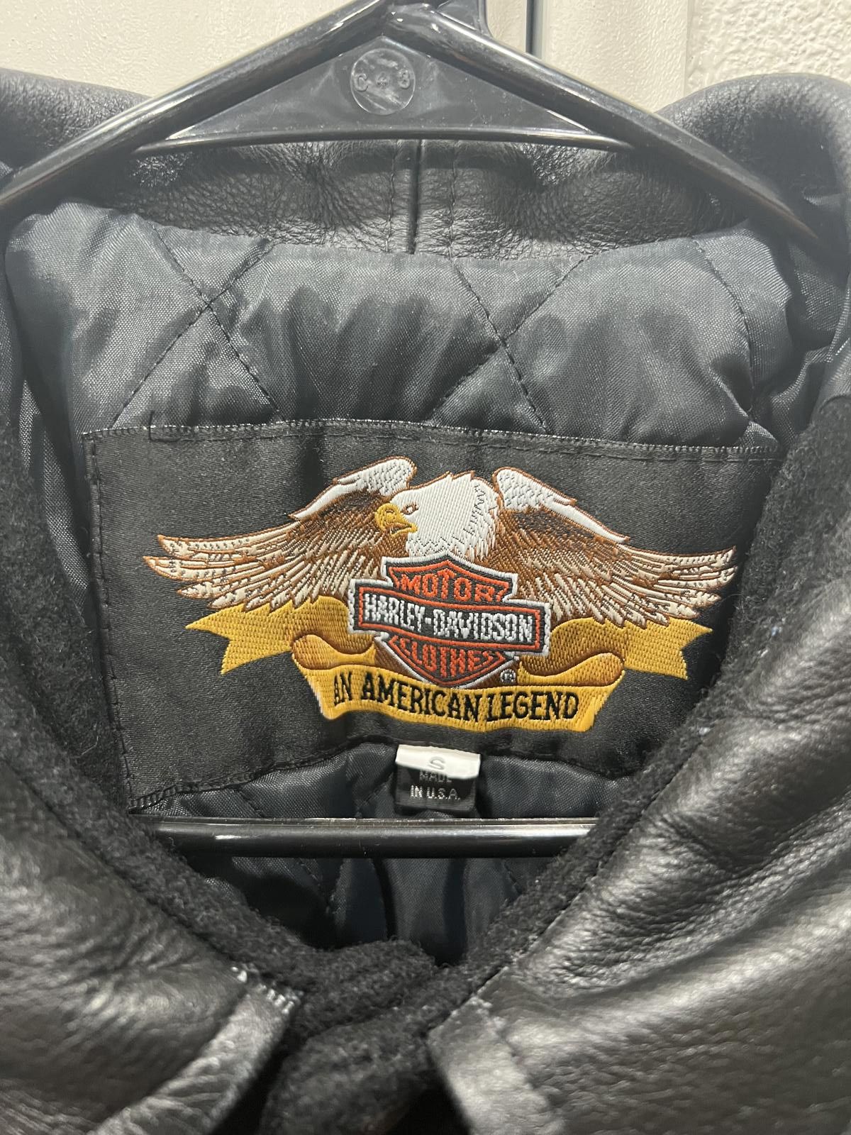 Harley Davidson 90s Harley Davidson Varsity Jacket Size US S / EU 44-46 / 1 - 3 Thumbnail