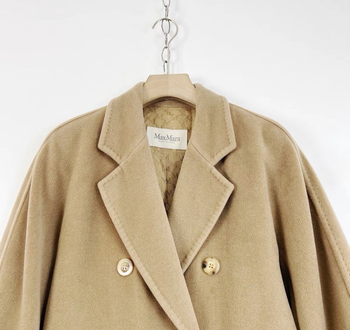 Max Mara MaxMara Double-Sided Wool Loose Double-Breasted Coat K12 Size XS / US 0-2 / IT 36-38 - 3 Thumbnail