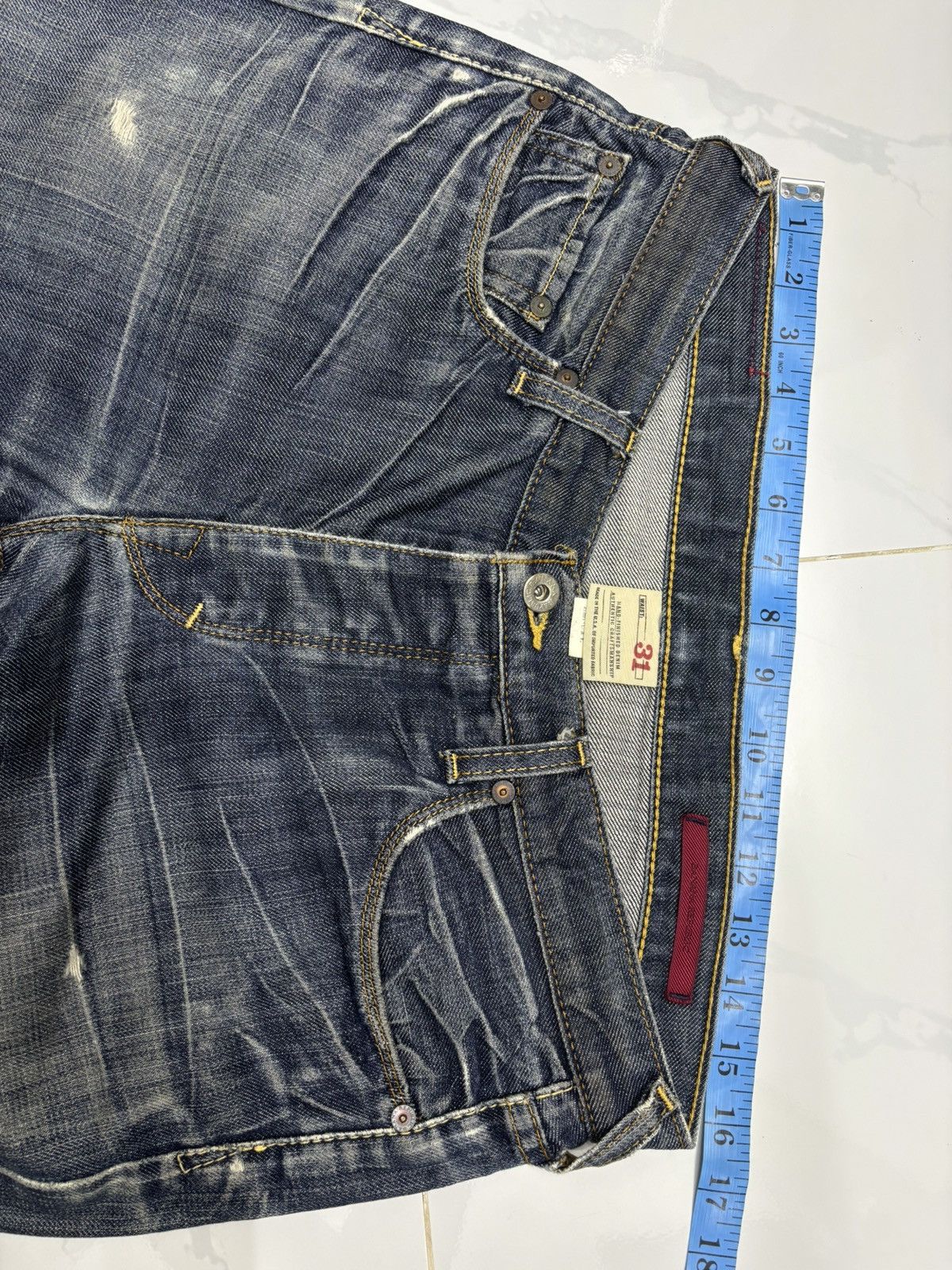 Kapital FLARE JEANS BANANA REPUBLIC DISTRESSED DENIM JEANS Size US 32 / EU 48 - 9 Thumbnail