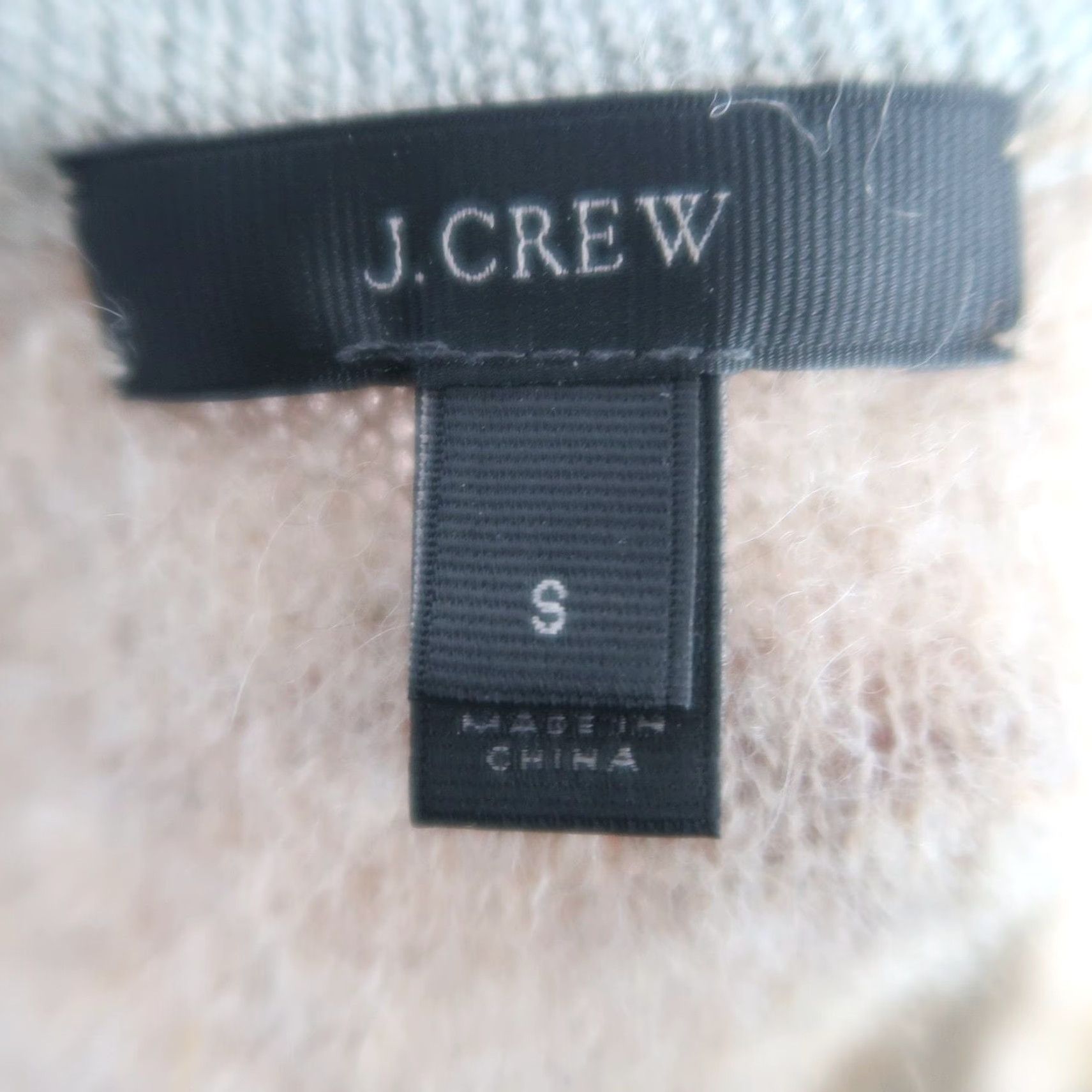 J.Crew J. Crew Sweater Tan Fuzzy Alpaca Wool Knit Tunic Small Size S / US 4 / IT 40 - 5 Thumbnail
