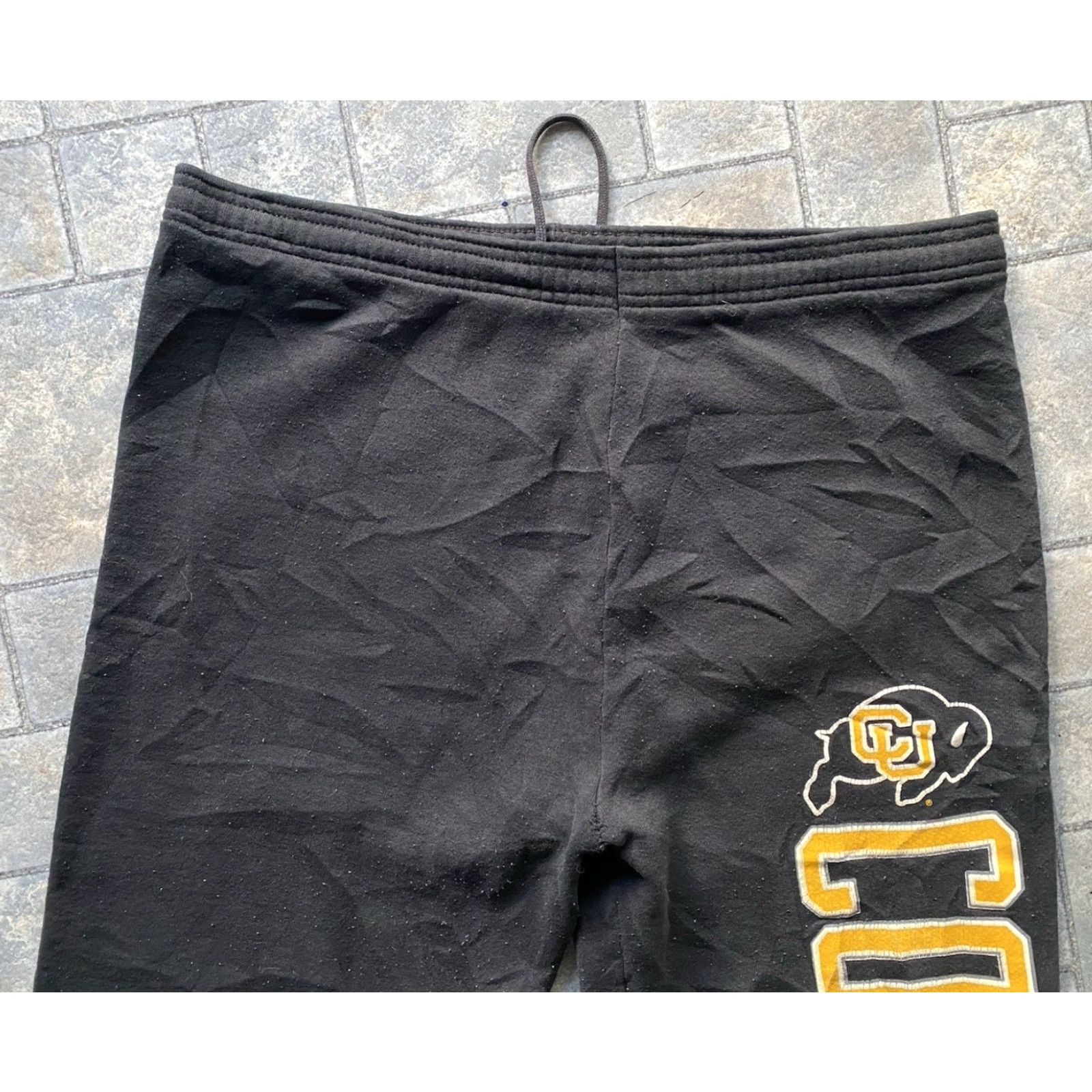 Jerzees VTG Jerzees Super Sweats Sweatpants Men’s M USA Made Colorado Buffaloes CU Black 1980s Decade Mens Size US 31 - 6 Thumbnail