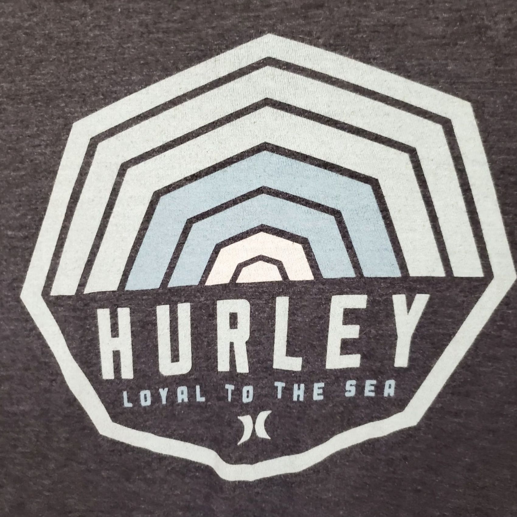 Hurley Hurley Loyal to the Sea Graphic T-Shirt Dark Gray Size M Men's Size US M / EU 48-50 / 2 - 4 Thumbnail