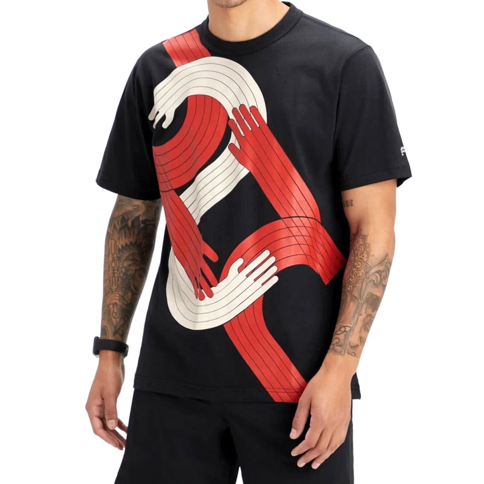 Fabletics Fabletics The R&R Tee T-Shirt Mens 2XL Black Cotton Short Sleeve Crew Neck Vintage/Pre-owned 2020s Outdoor Sports Size US XXL / EU 58 / 5 - 2 Thumbnail