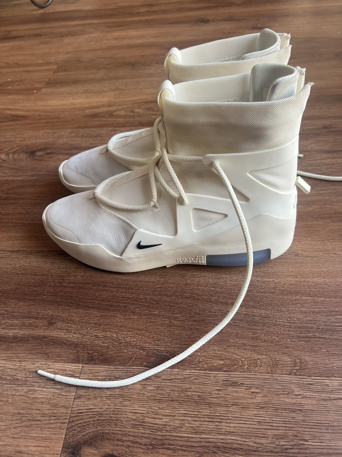 Fear of God × Nike Men’s Nike Air Fear of God 1 in Sail (White) Size US 10.5 / EU 43-44 - 7 Thumbnail