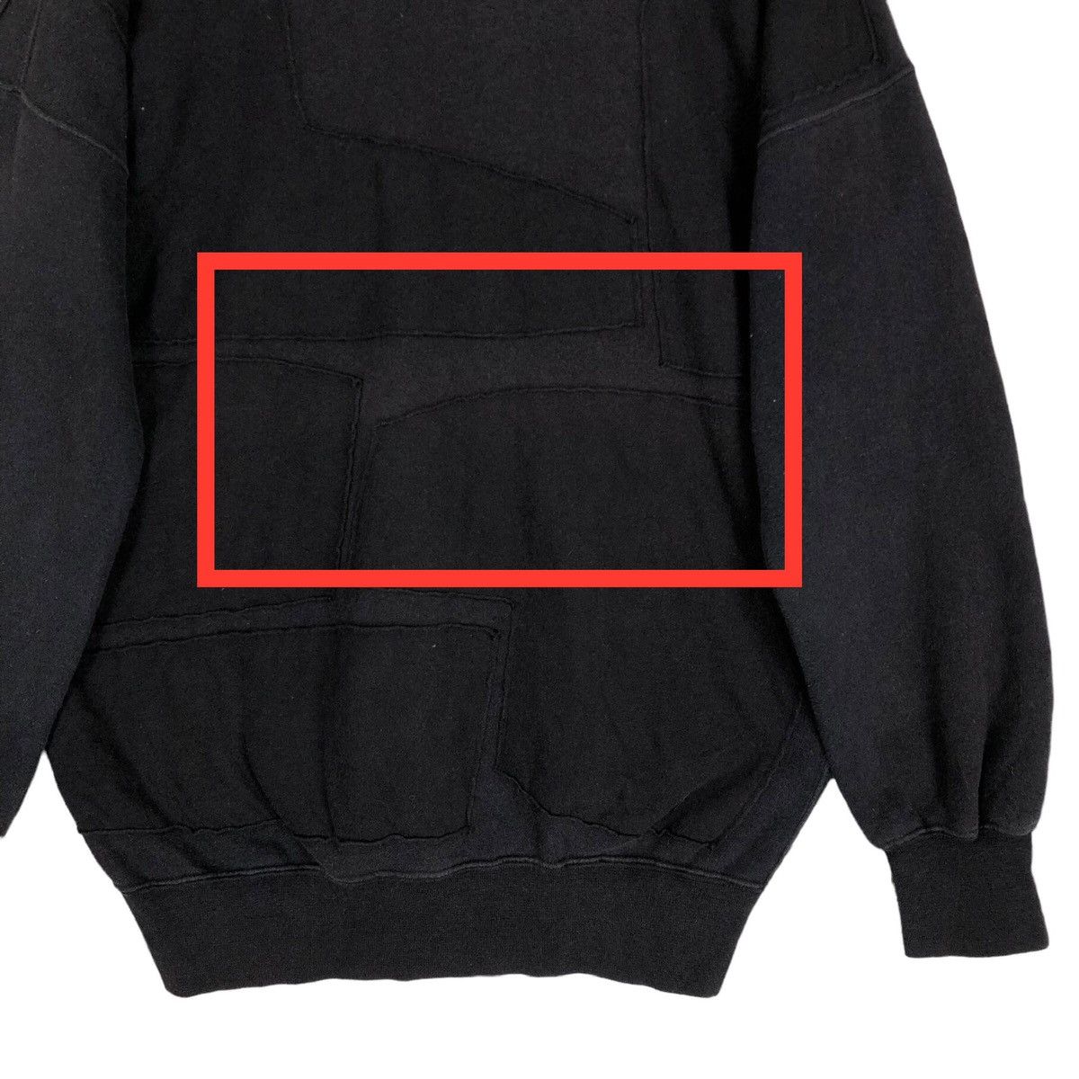 Comme des Garcons Vintage Comme Des Garcons Crewneck Patchwork Sweatshirt Size US L / EU 52-54 / 3 - 12 Thumbnail