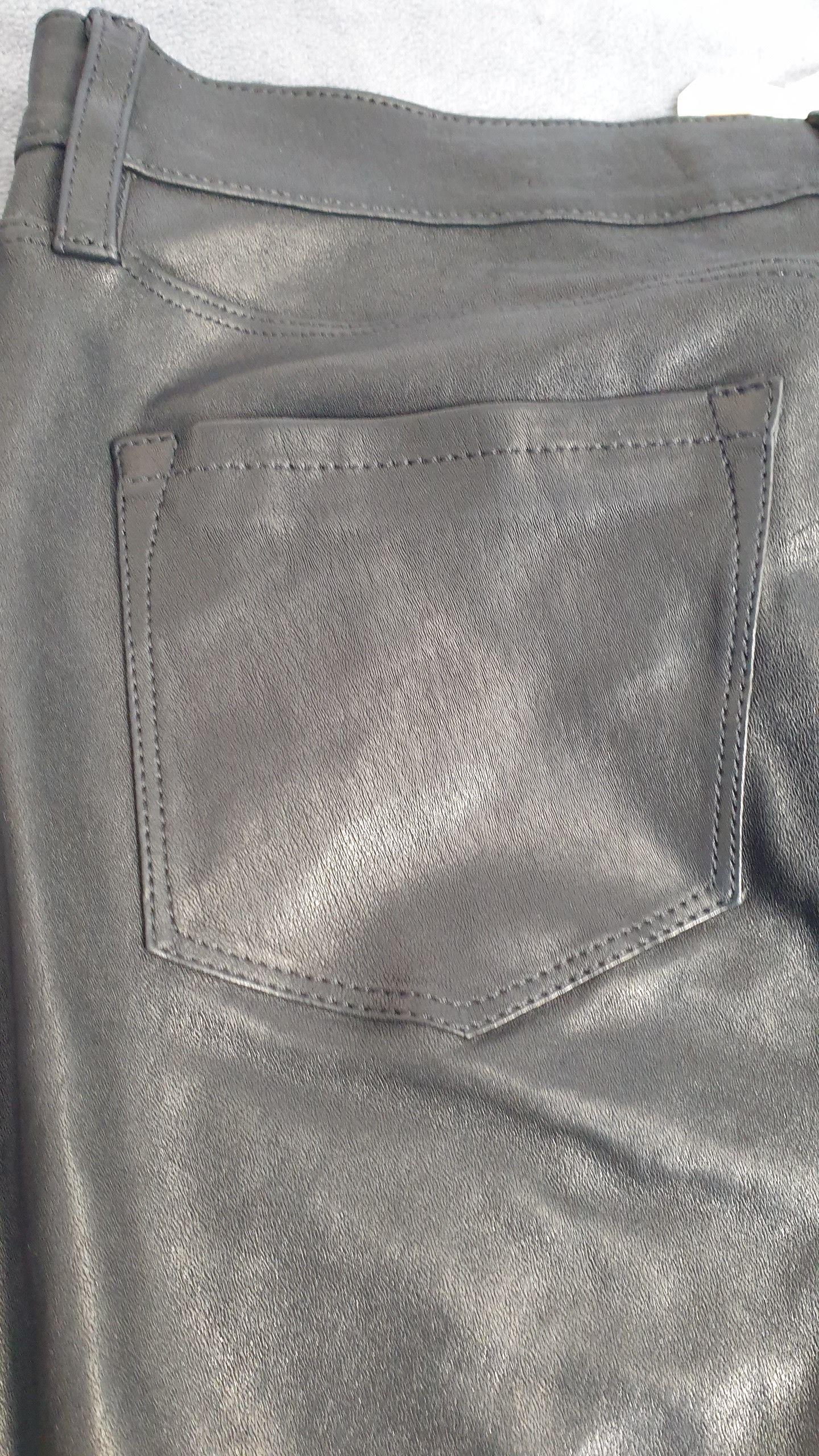 J Brand Lamb leather Leggins jeans Size 27" / US 4 / IT 40 - 8 Thumbnail