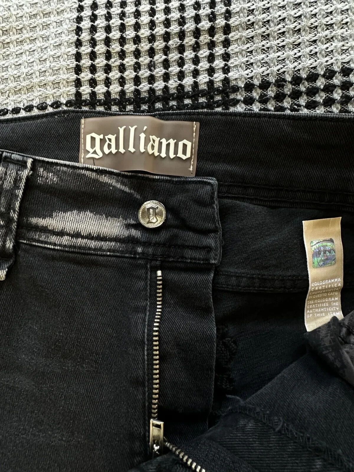 John Galliano John Galliano Denim Women Grey Short Shorts y2k Size 25 39 Size 25" / US 0 / IT 36 - 6 Thumbnail