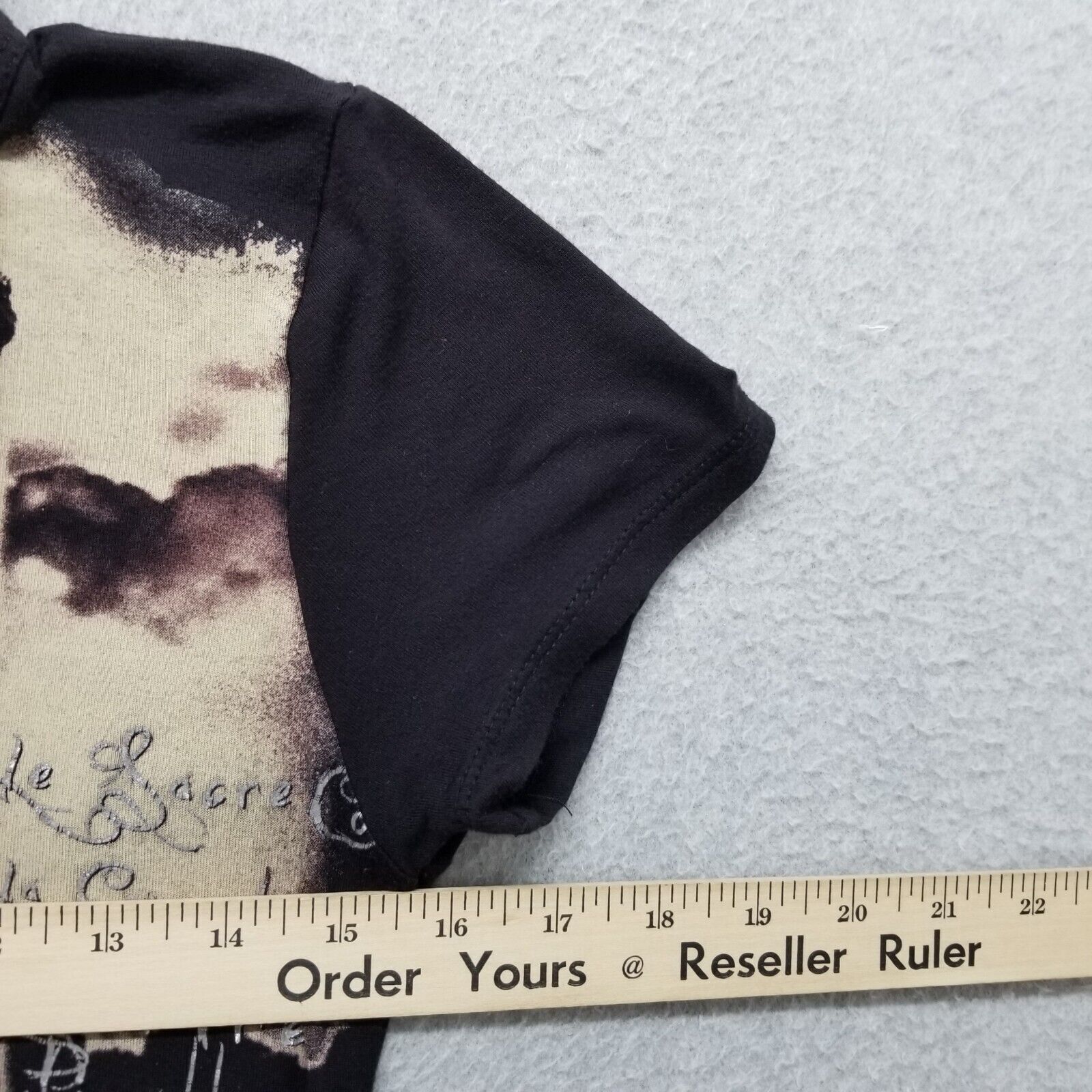 Other Hello Paris Shirt Womens 3 Black Crew Neck Short Sleeve Size S / US 4 / IT 40 - 6 Thumbnail