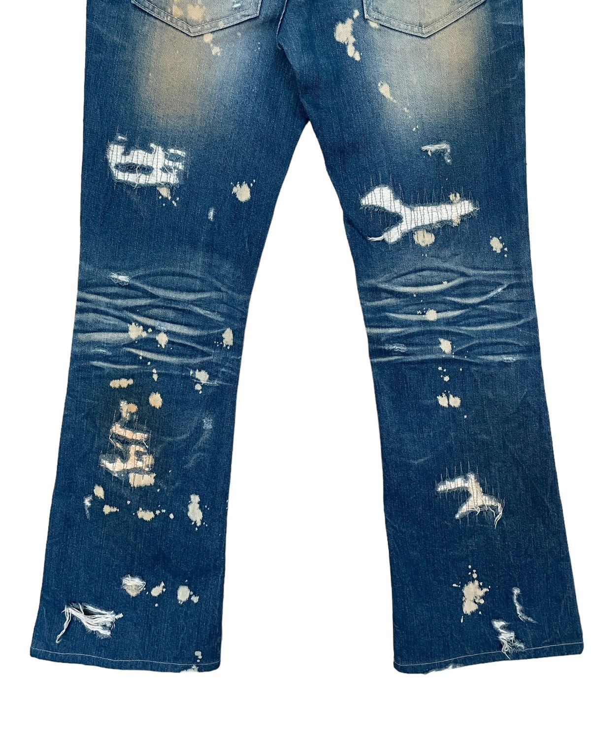 If Six Was Nine Vintage Japanese Brand Midas Flared Jeans 1990s Size US 40 / EU 56 - 6 Thumbnail