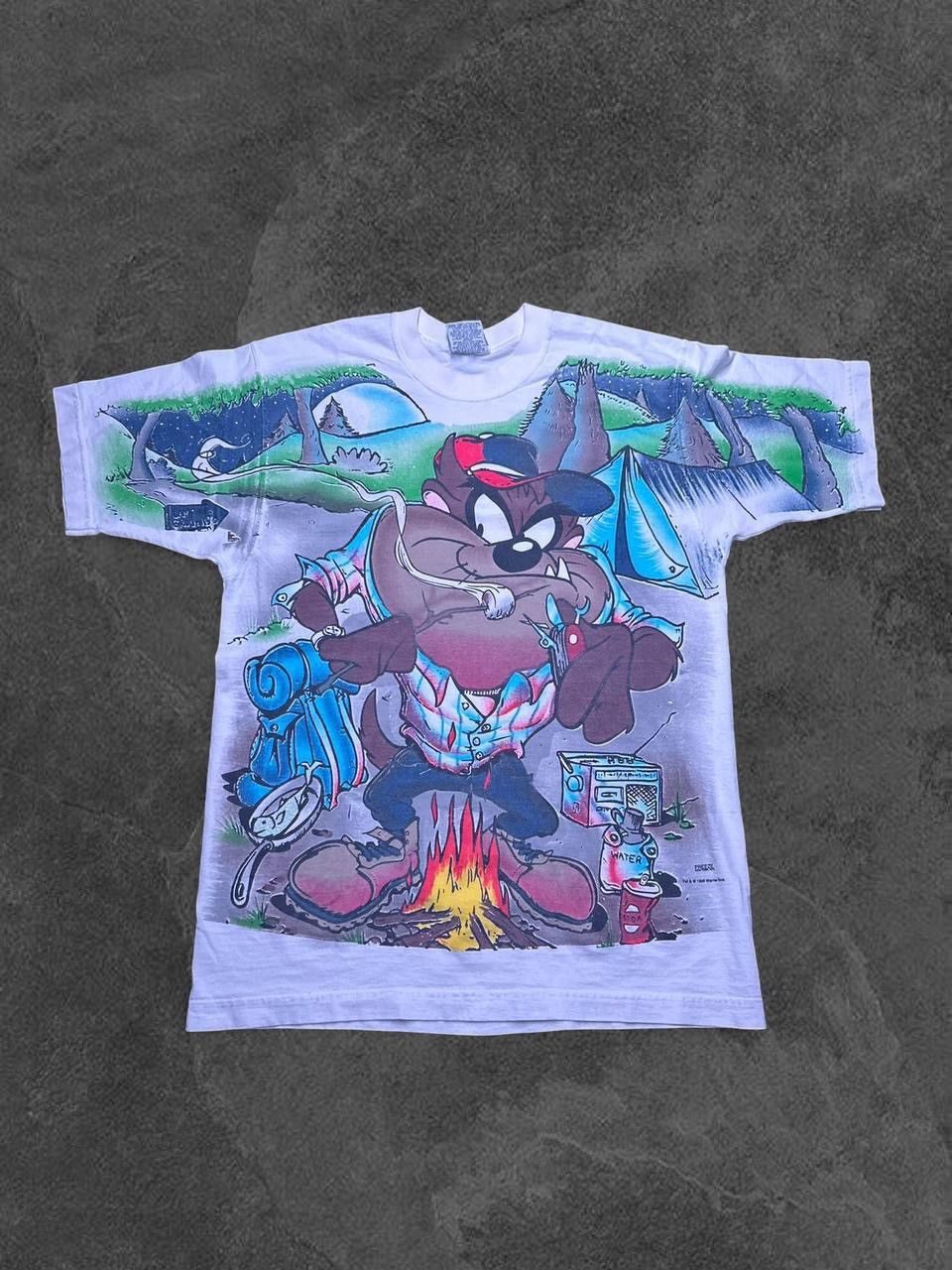 Other Vintage 90s Looney Tunes Taz AOP Tee Made in USA L Size US M / EU 48-50 / 2 - 1 Thumbnail