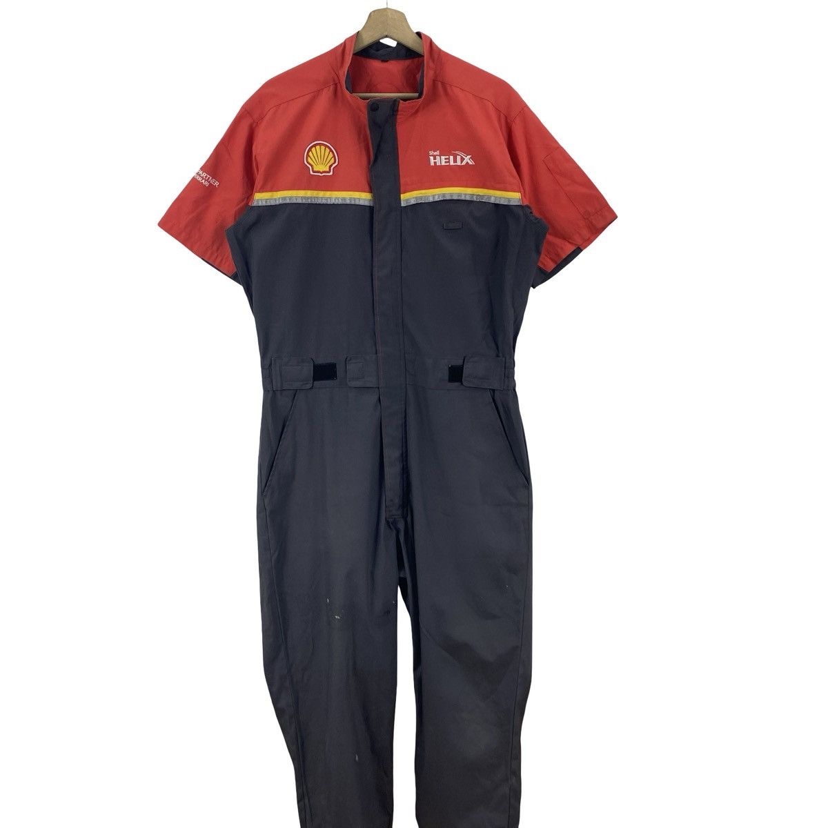 Vintage Vintage SHELL HELIX MECHANIC Coverall Jumpsuit Workwear Size US 36 / EU 52 - 4 Thumbnail