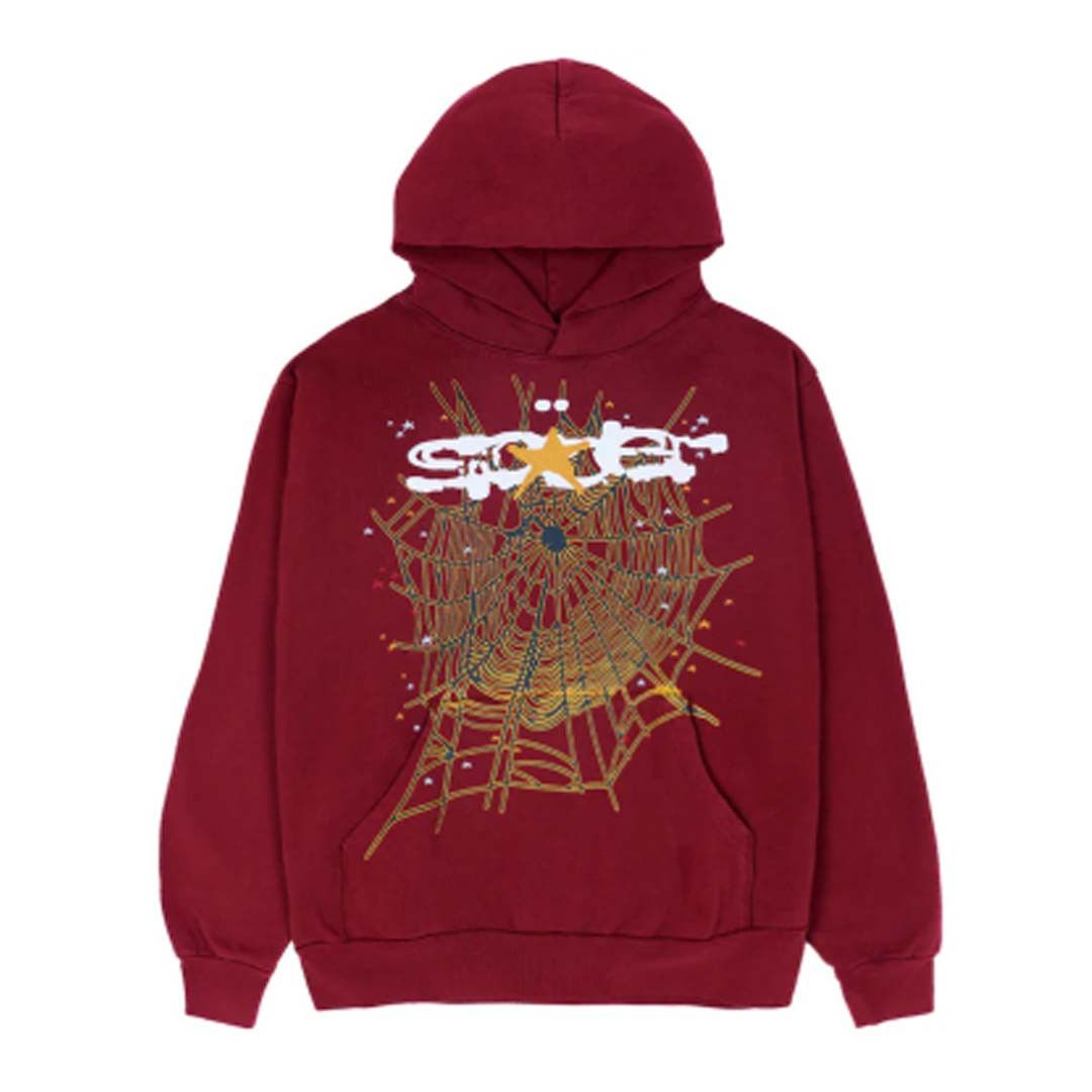 Sp5der Logo Hoodie 'Maroon' Size US XL / EU 56 / 4 - 1 Preview