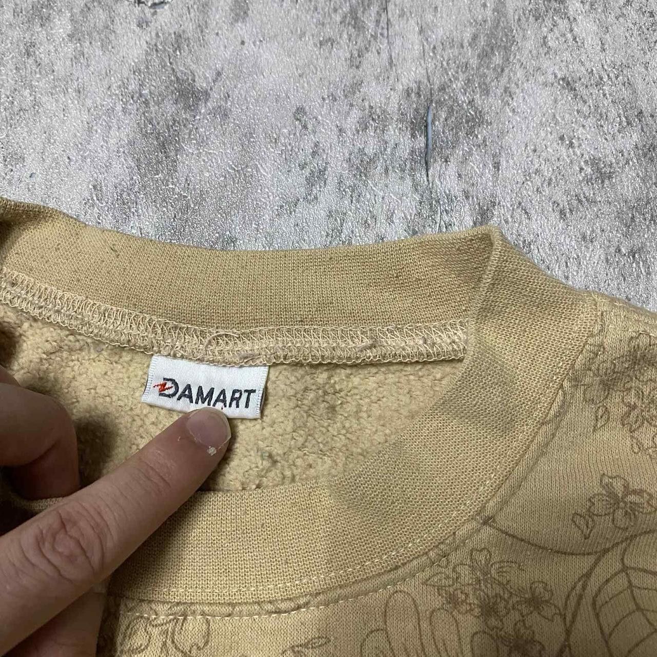 Other Tan floral sweater #floral #tan Size US L / EU 52-54 / 3 - 4 Thumbnail